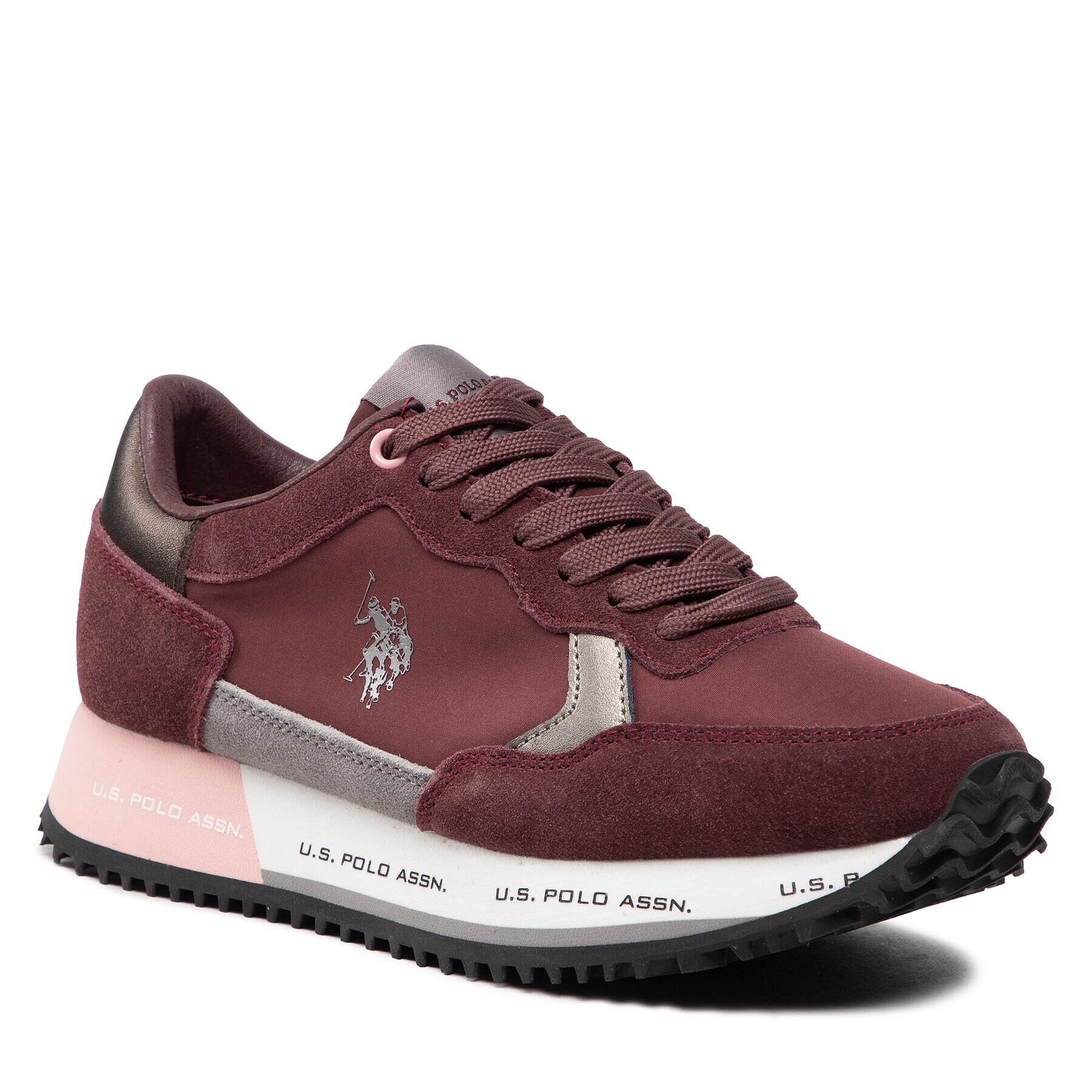 U.S. Polo Assn. Sneakersy Cleef004A CLEEF004W/BNS2 Bordó - Pepit.cz