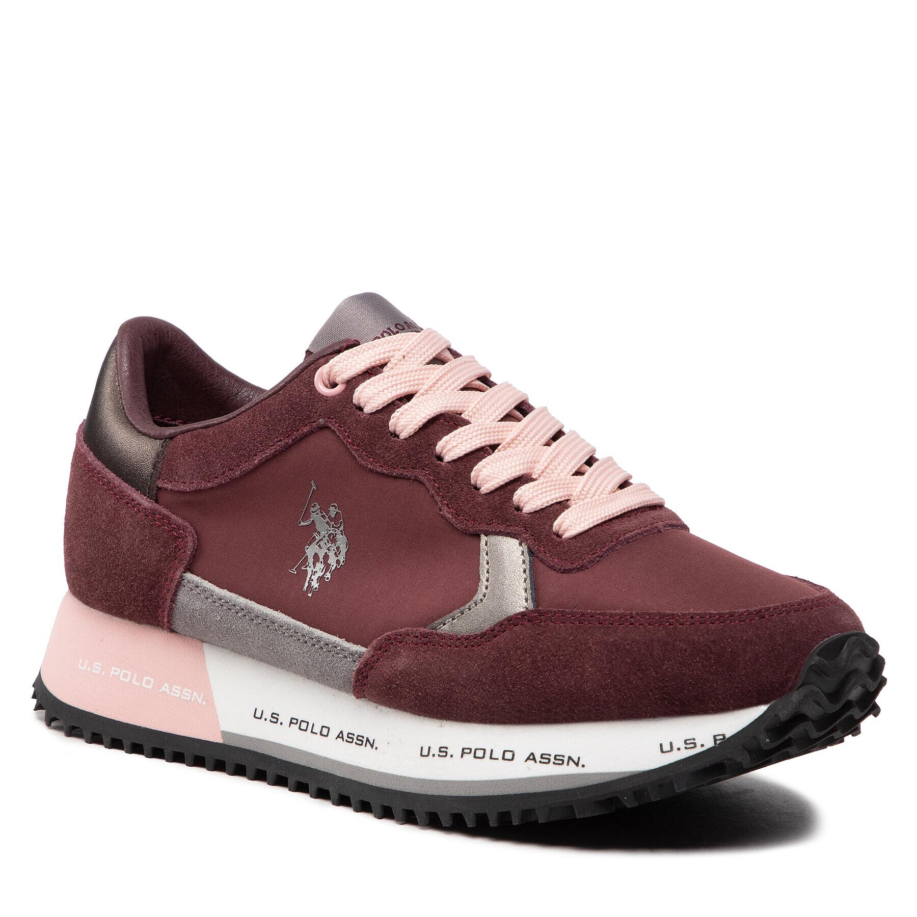 U.S. Polo Assn. Sneakersy Cleef004A CLEEF004W/BNS2 Bordó - Pepit.cz