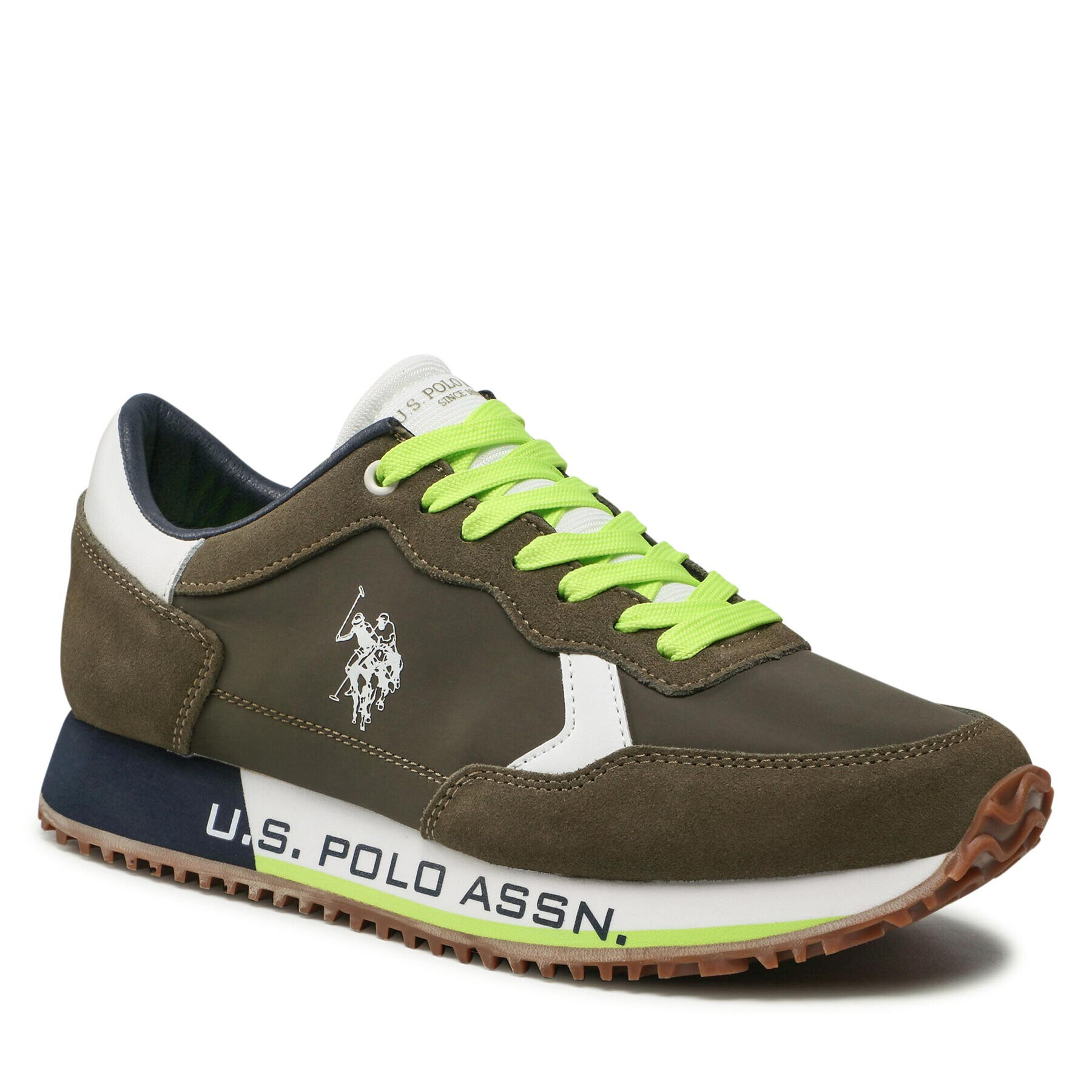 U.S. Polo Assn. Sneakersy Cleff001 CLEEF001M/2NS1 Zelená - Pepit.cz