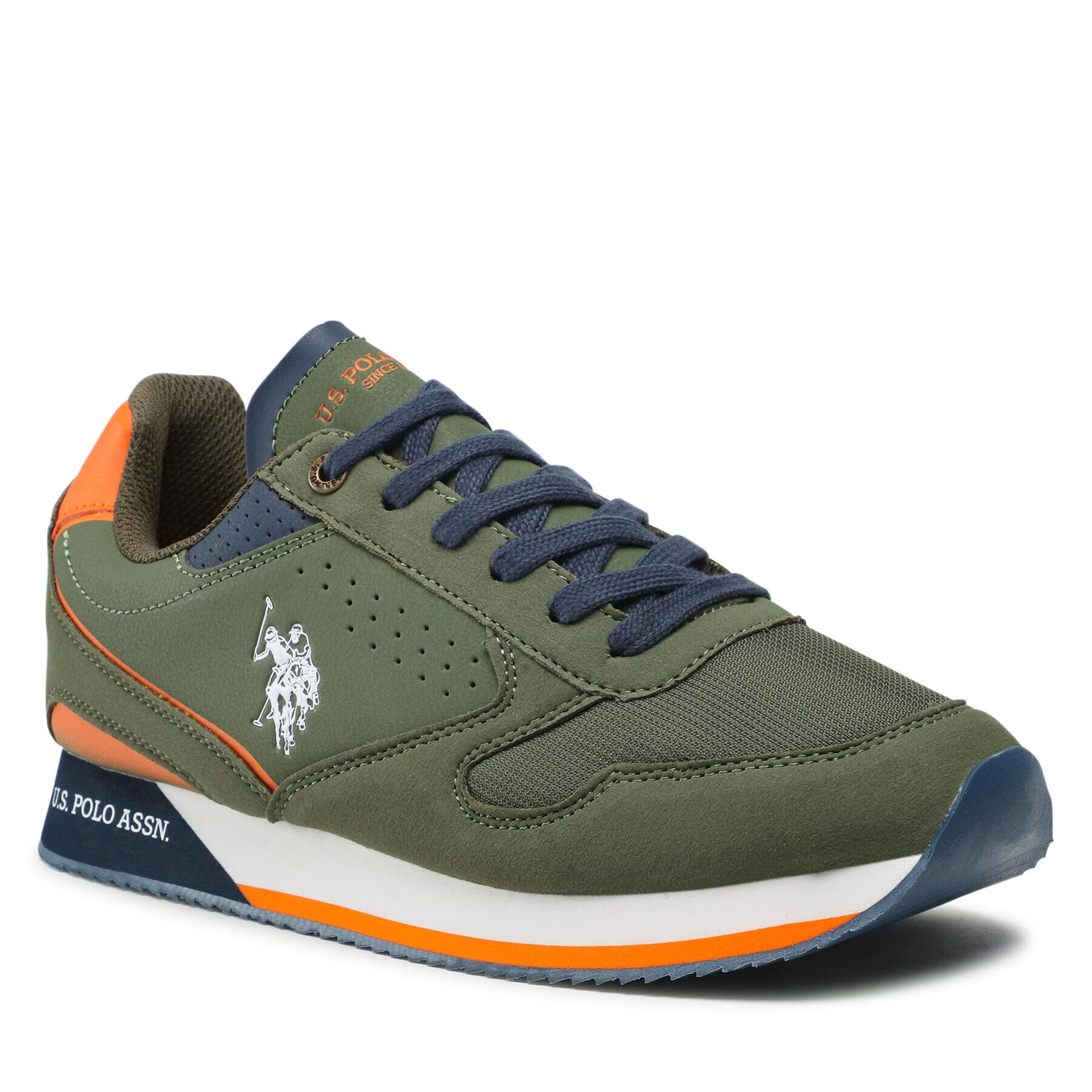 U.S. Polo Assn. Sneakersy Nobil003A NOBIL003M/2HY2 Zelená - Pepit.cz