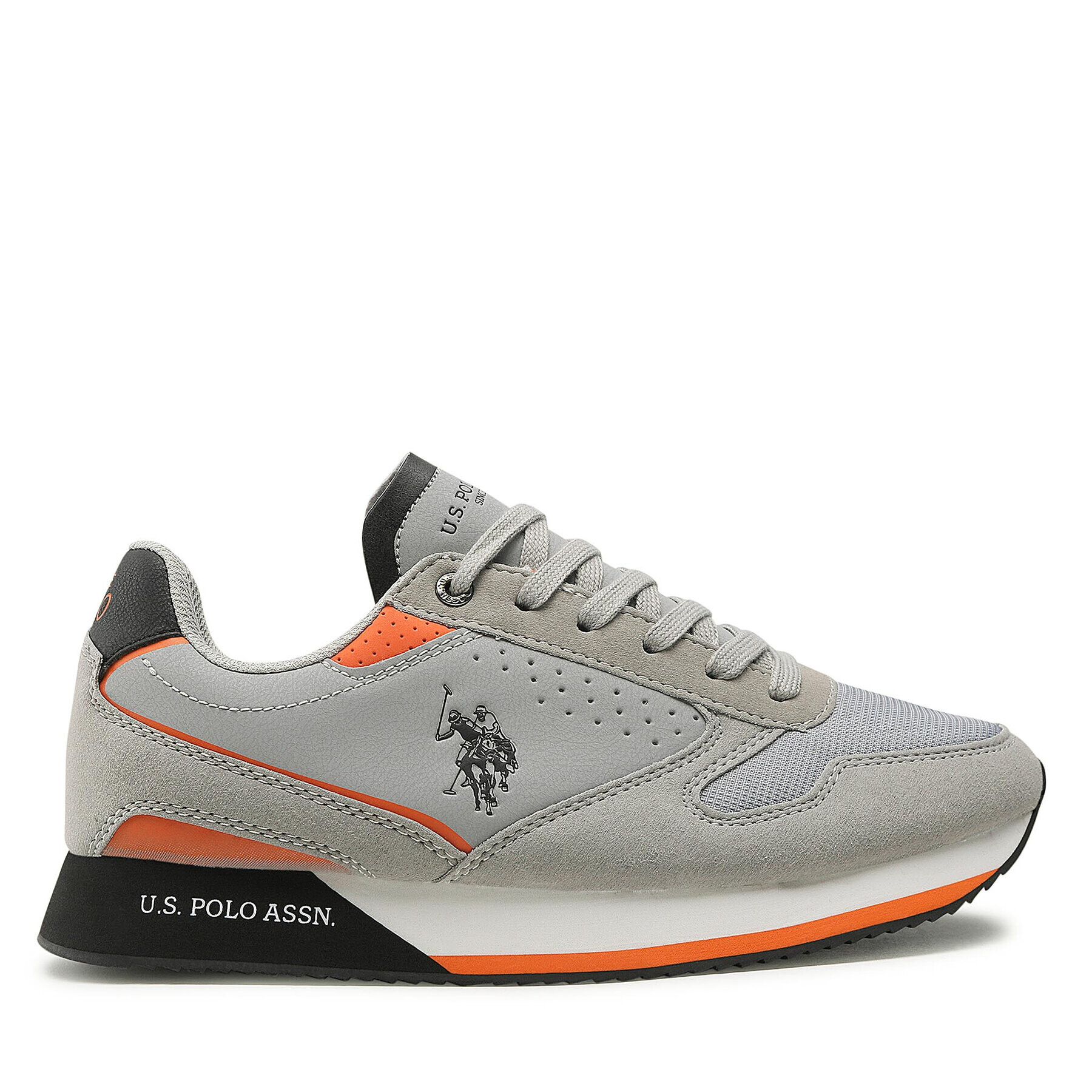 U.S. Polo Assn. Sneakersy Nobil003B NOBIL003M/BHY3 Šedá - Pepit.cz