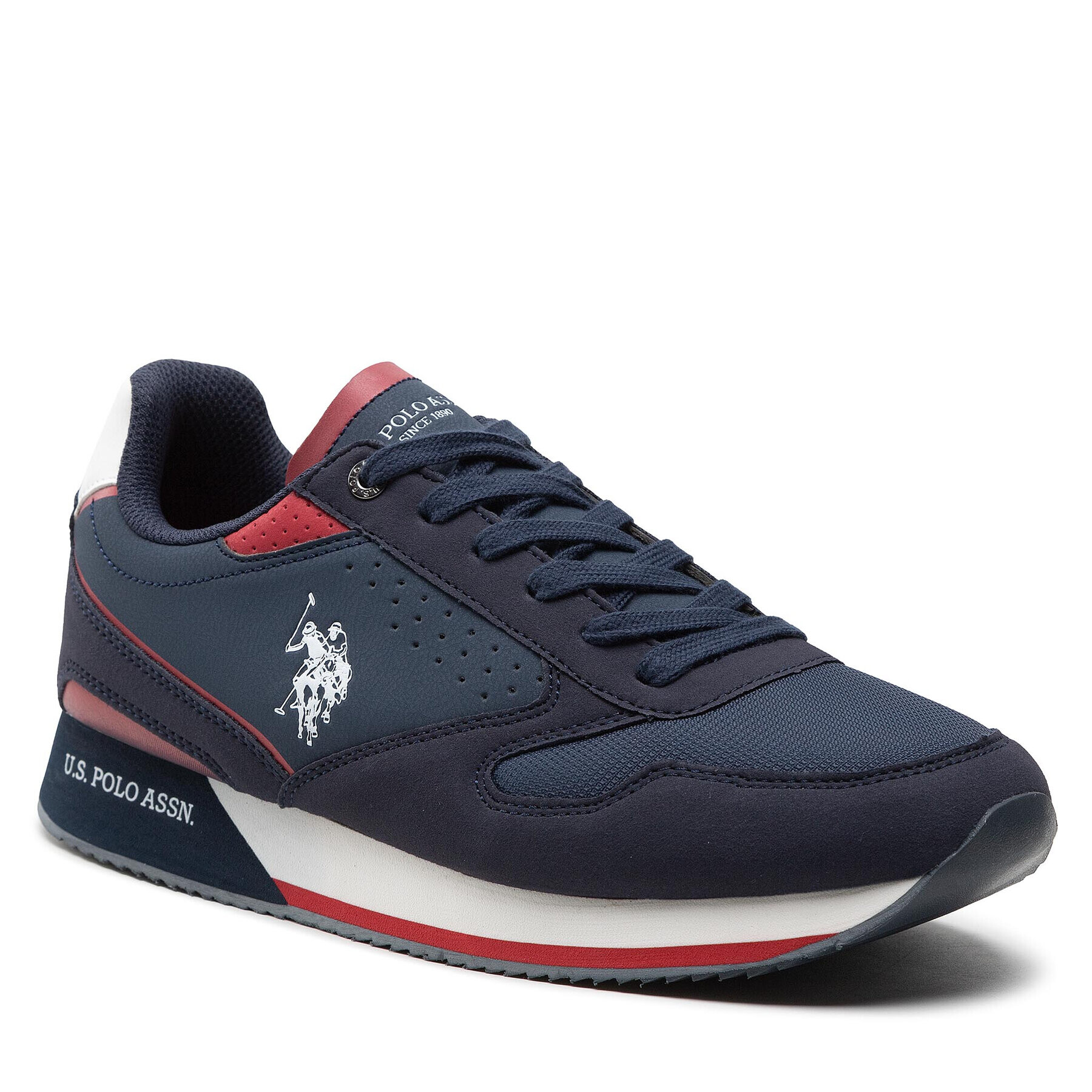 U.S. Polo Assn. Sneakersy Nobil003B NOBIL003M/BHY3 Tmavomodrá - Pepit.cz