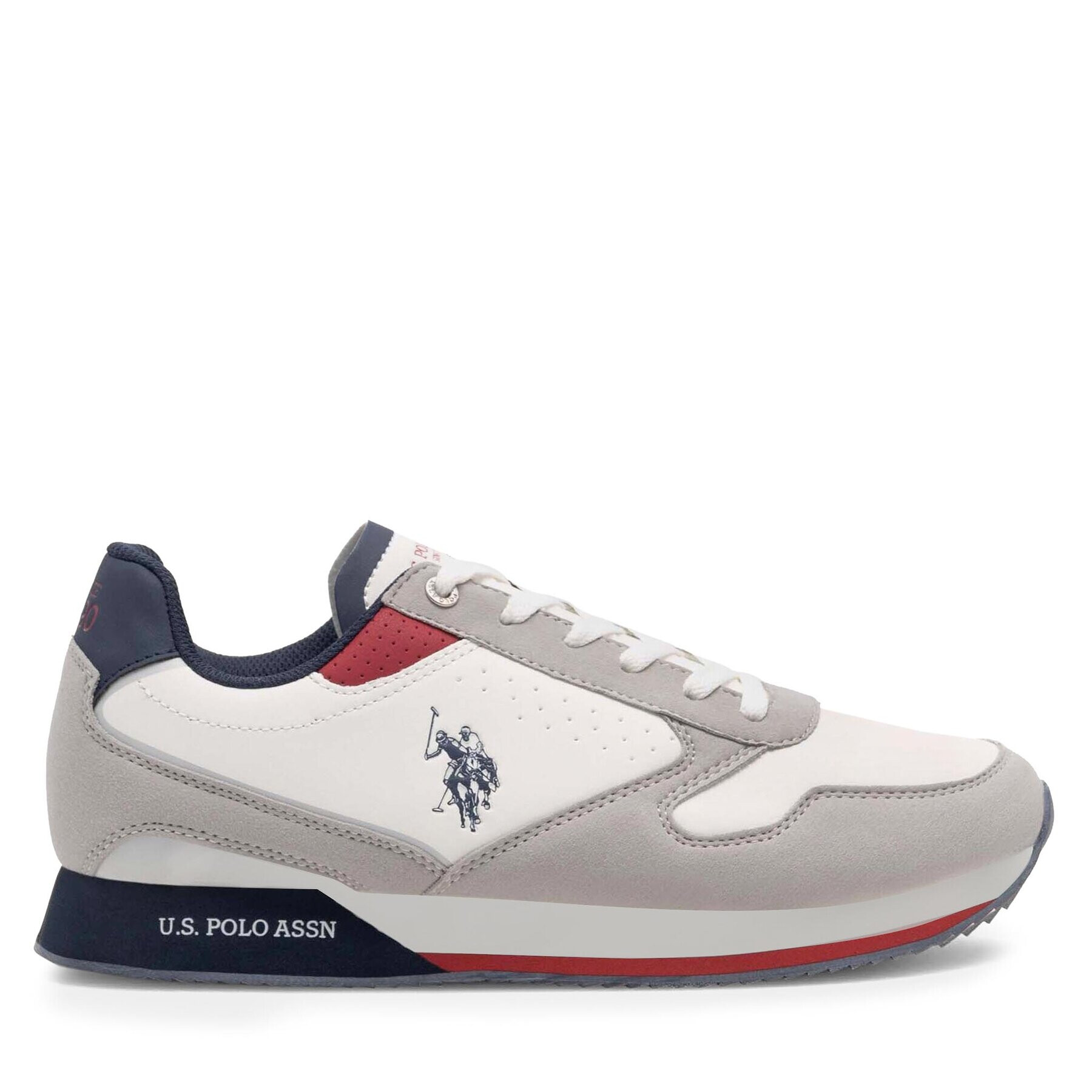 U.S. Polo Assn. Sneakersy NOBIL003M/CHY4 Bílá - Pepit.cz