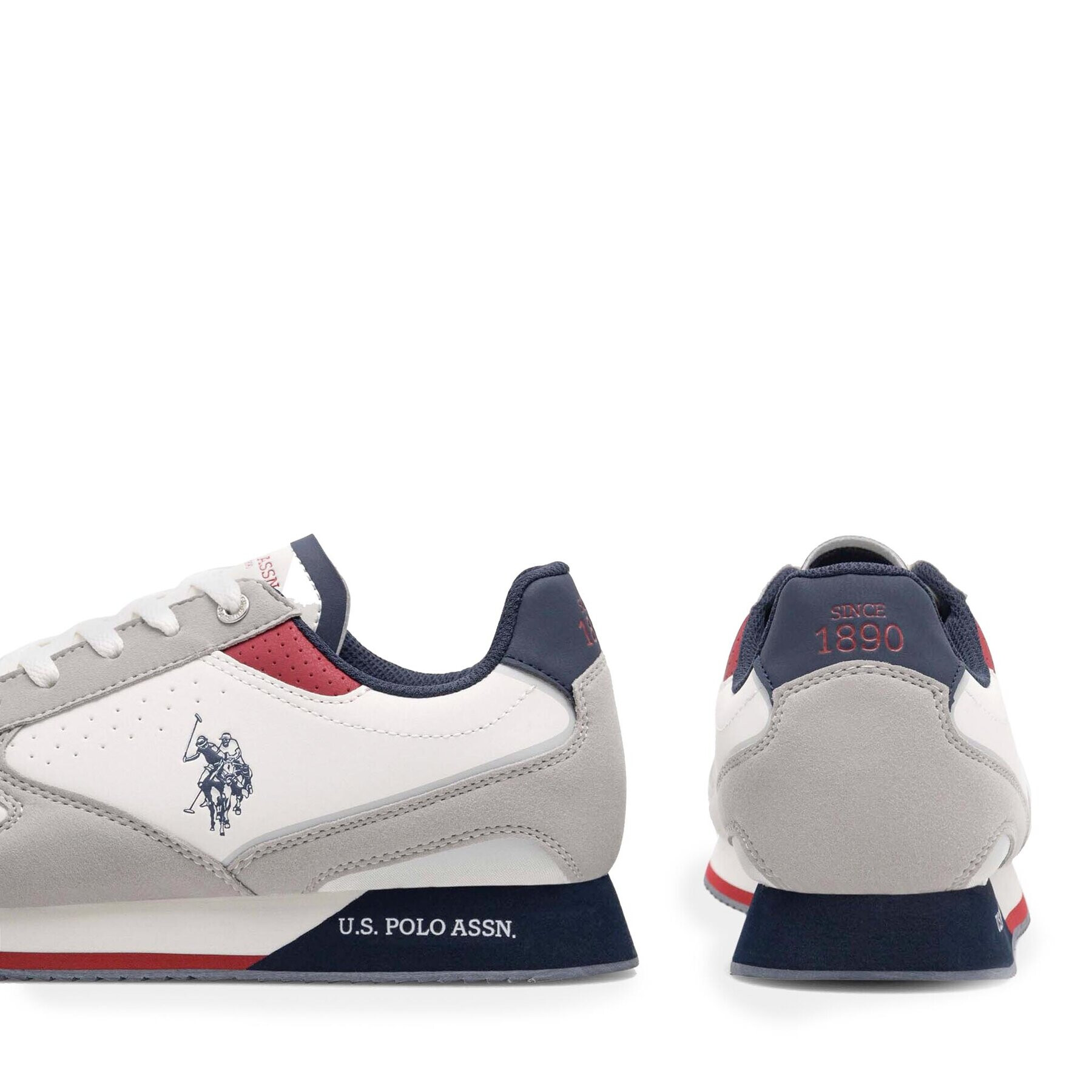 U.S. Polo Assn. Sneakersy NOBIL003M/CHY4 Bílá - Pepit.cz