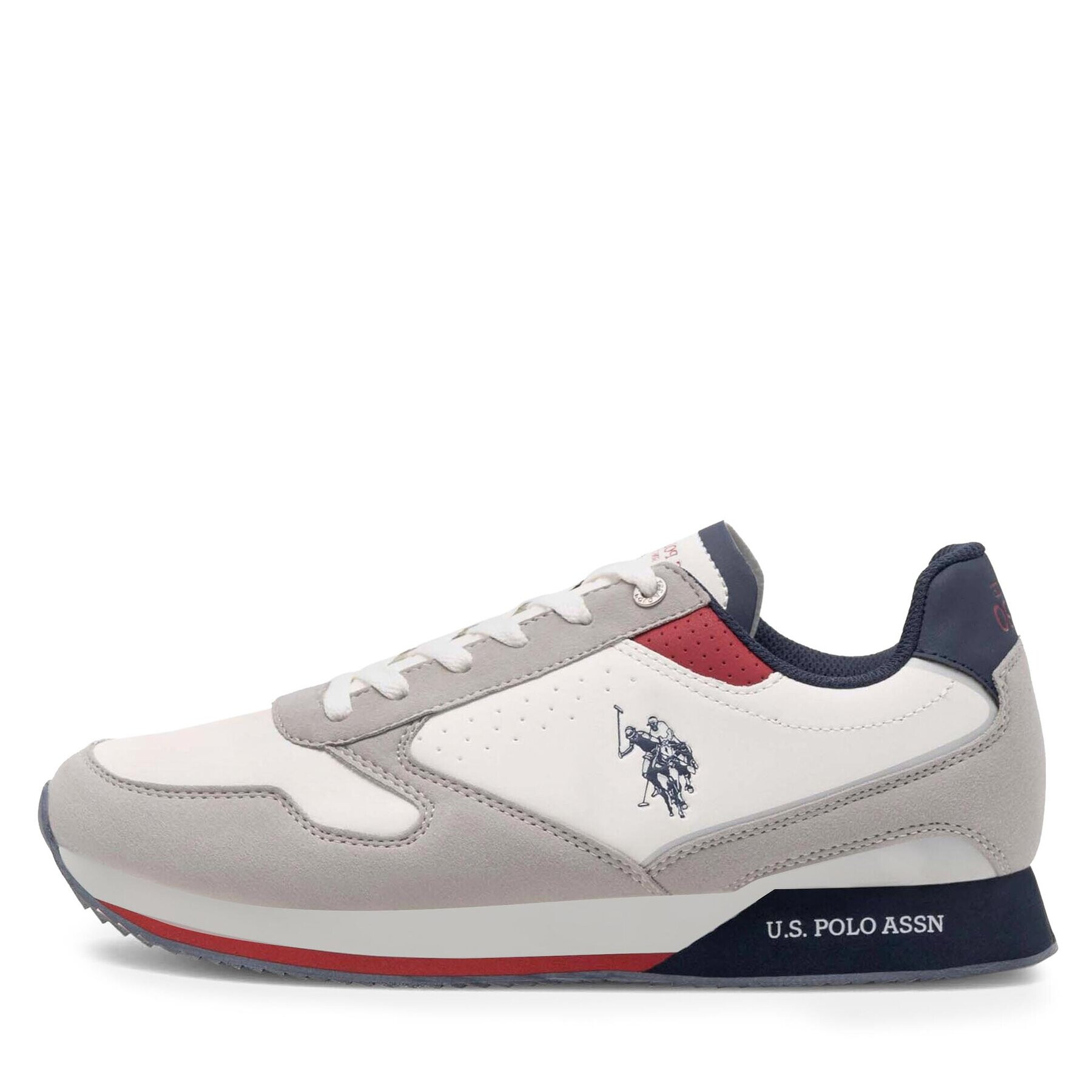 U.S. Polo Assn. Sneakersy NOBIL003M/CHY4 Bílá - Pepit.cz