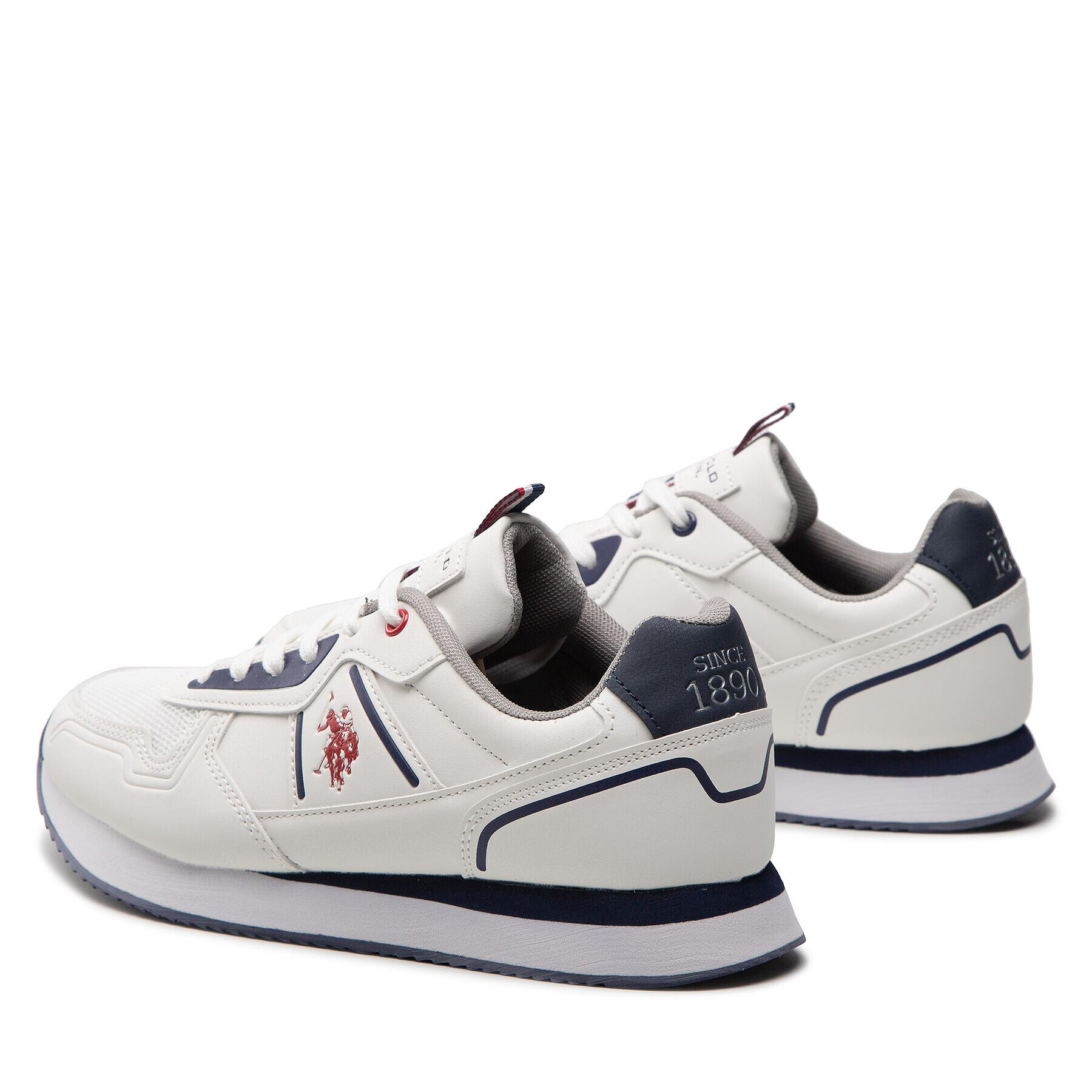 U.S. Polo Assn. Sneakersy Nobil004a NOBIL004M/BYM1 Bílá - Pepit.cz