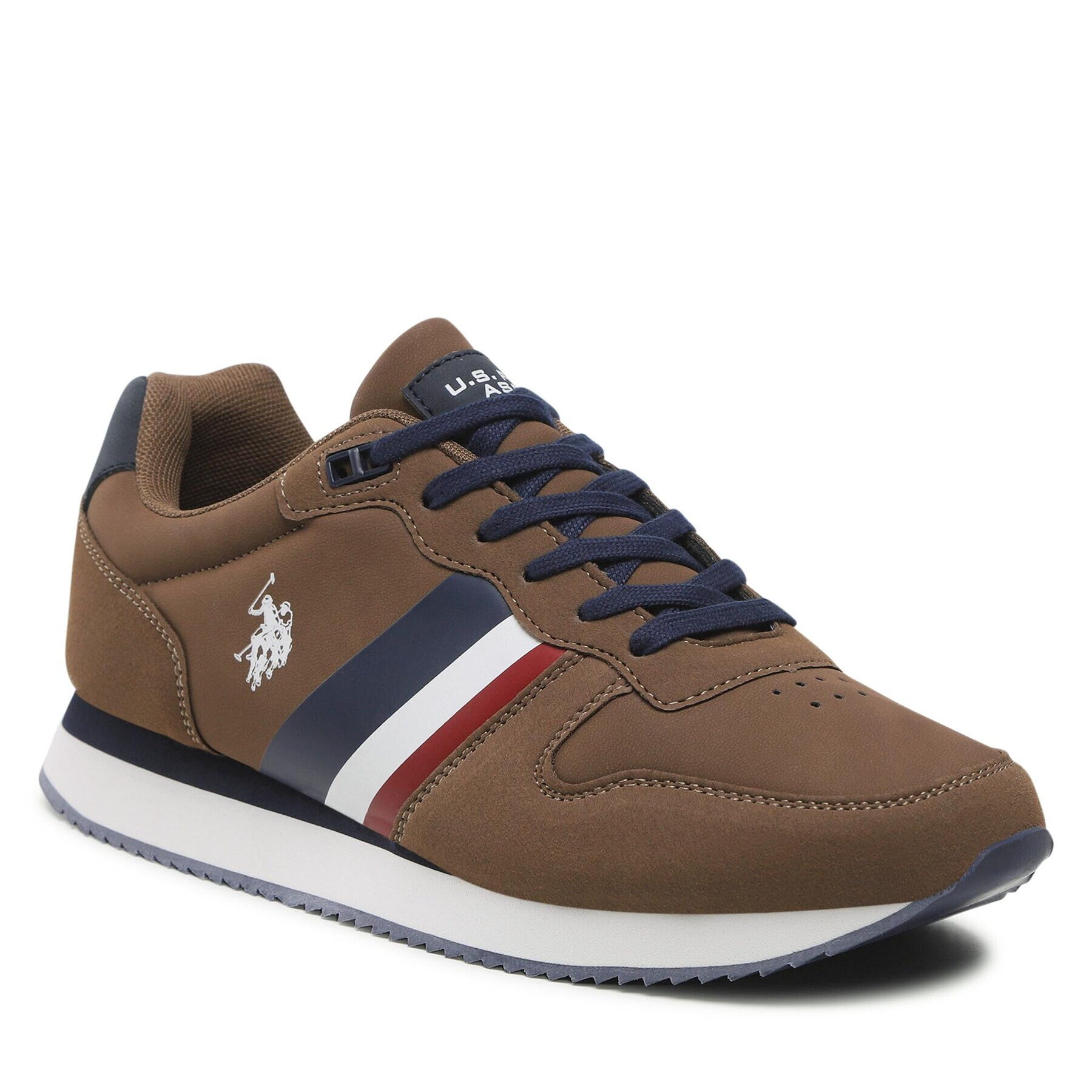 U.S. Polo Assn. Sneakersy Nobil005 NOBIL005M/BYH1 Hnědá - Pepit.cz