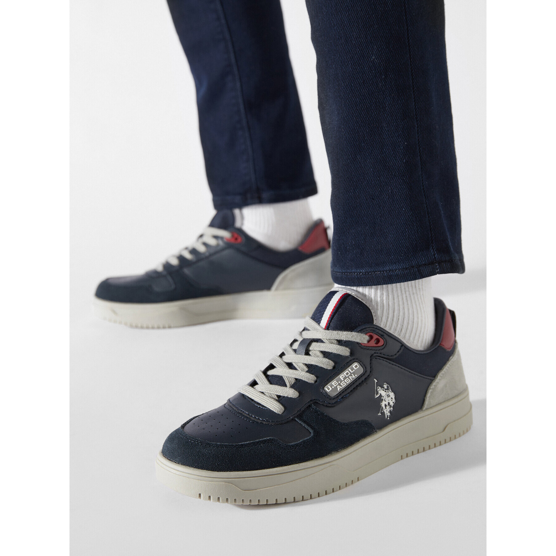 U.S. Polo Assn. Sneakersy Rush001 RUSH001M/BYS2 Tmavomodrá - Pepit.cz