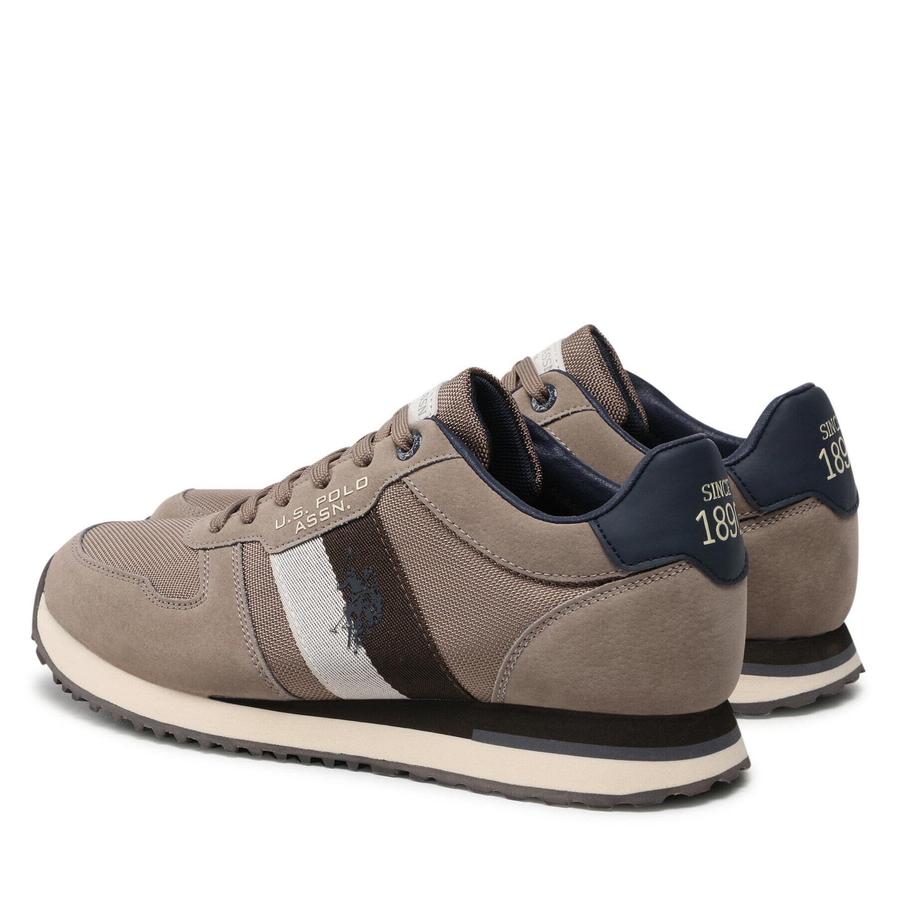 U.S. Polo Assn. Sneakersy Xirio004 XIRIO004M/BTU1 Šedá - Pepit.cz