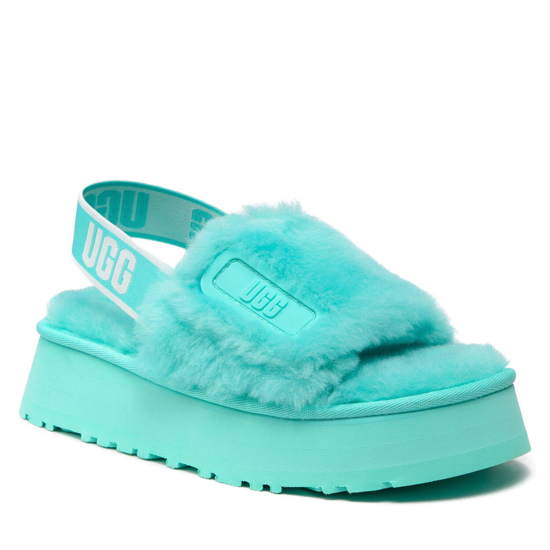 Ugg Bačkory W Disco Slide 1112258 Zelená - Pepit.cz