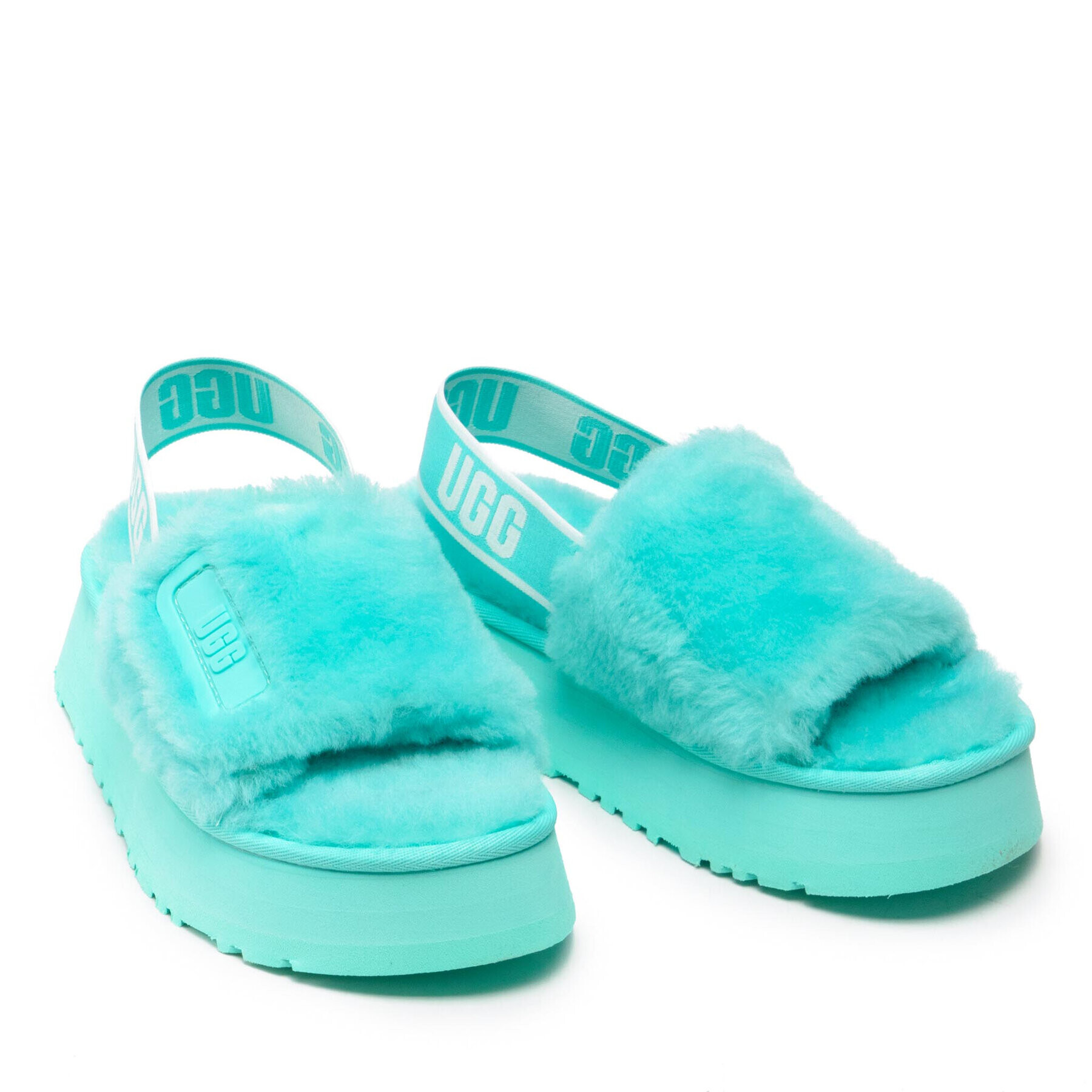 Ugg Bačkory W Disco Slide 1112258 Zelená - Pepit.cz