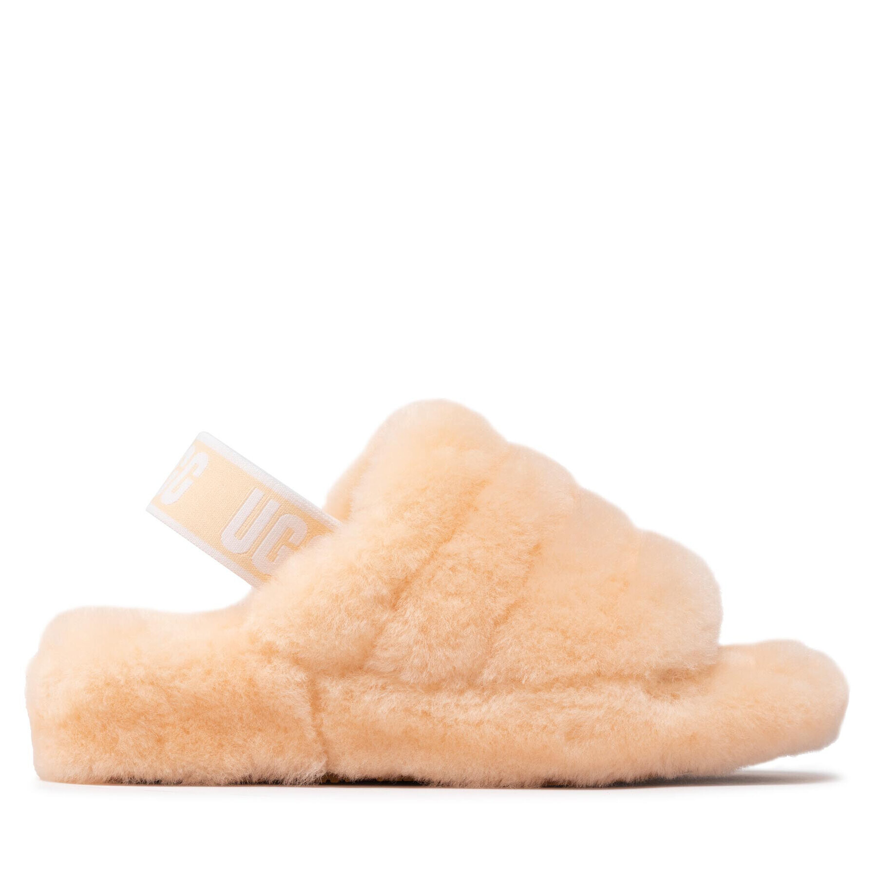 Ugg Bačkory W Fluff Yeah Slide 1095119 Oranžová - Pepit.cz