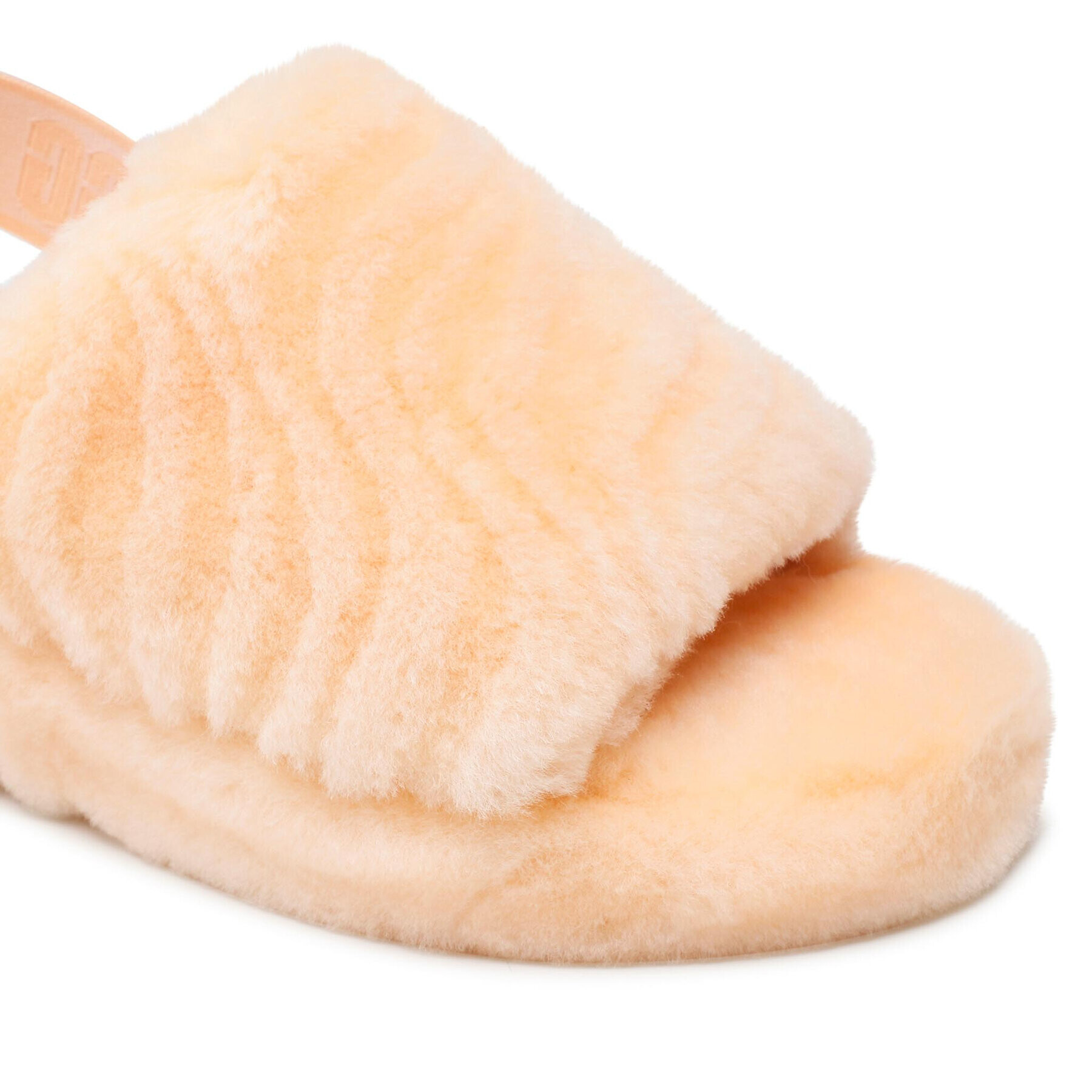 Ugg Bačkory W Fluff Yeah Wavy 1125009 Růžová - Pepit.cz