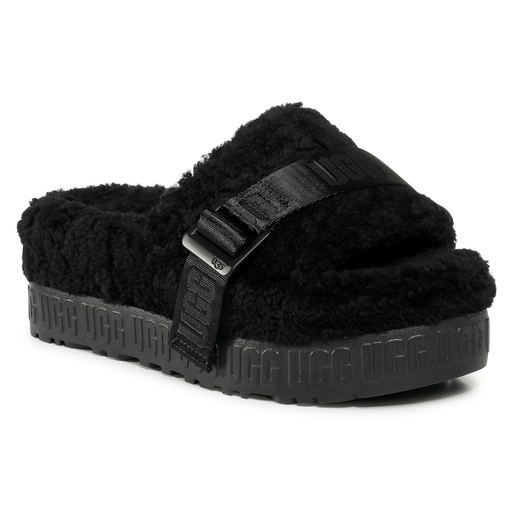 Ugg Bačkory W Fluffita 1113475 Černá - Pepit.cz