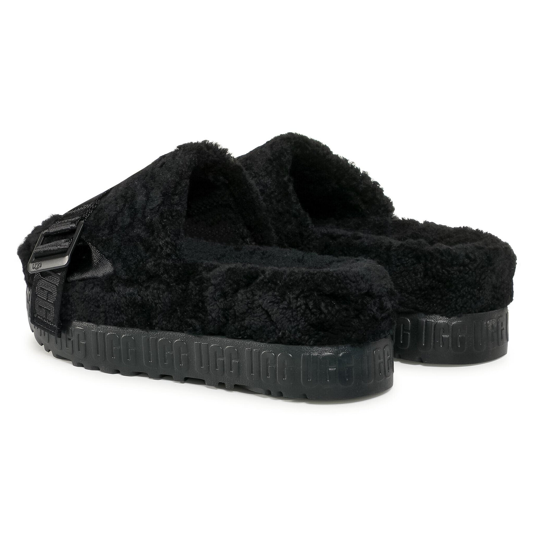 Ugg Bačkory W Fluffita 1113475 Černá - Pepit.cz