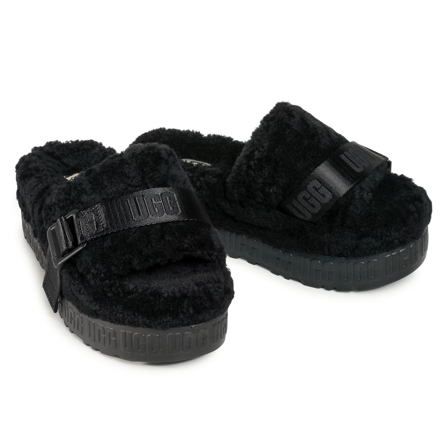 Ugg Bačkory W Fluffita 1113475 Černá - Pepit.cz