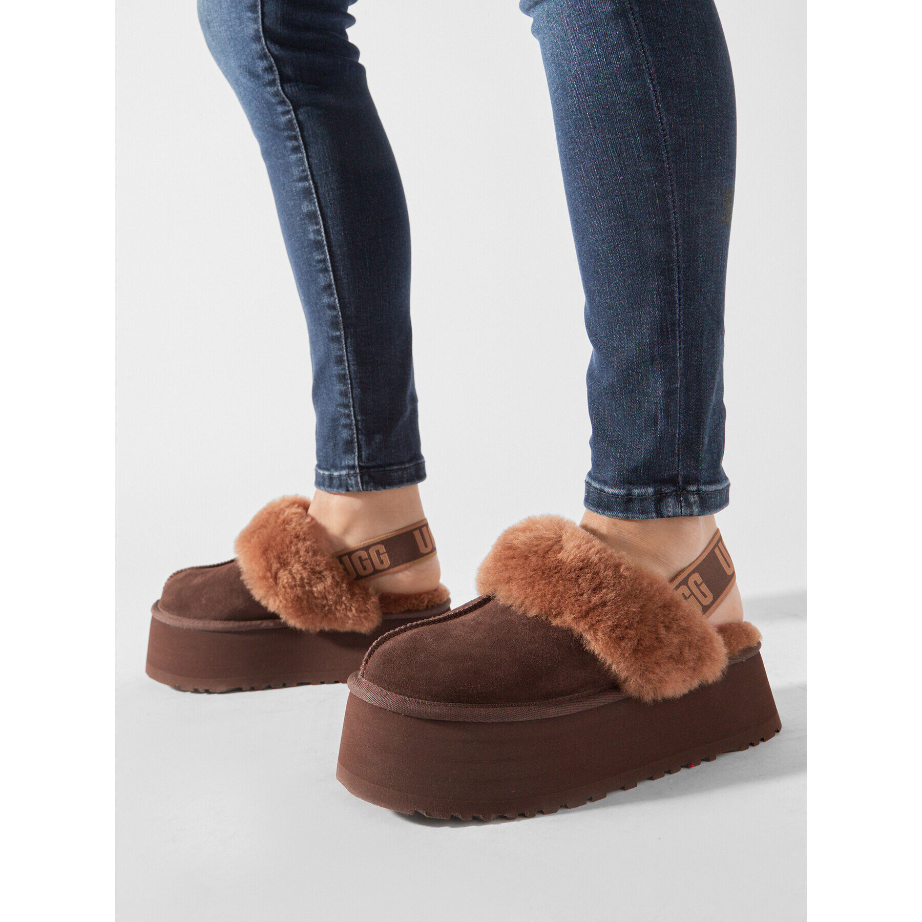 Ugg Bačkory W Funkette 1113474 Hnědá - Pepit.cz