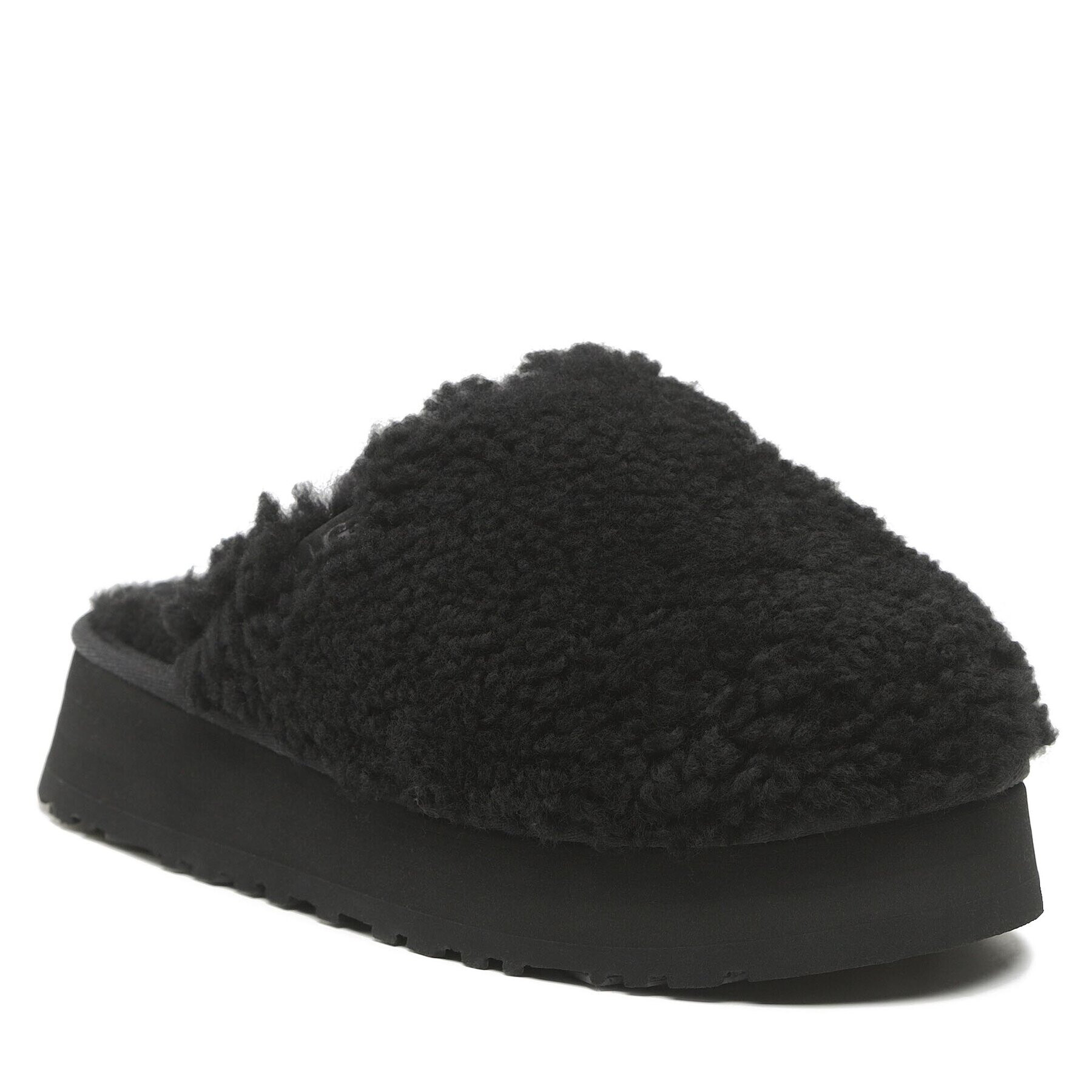 Ugg Bačkory W Maxi Curly Platform 1133171 Černá - Pepit.cz