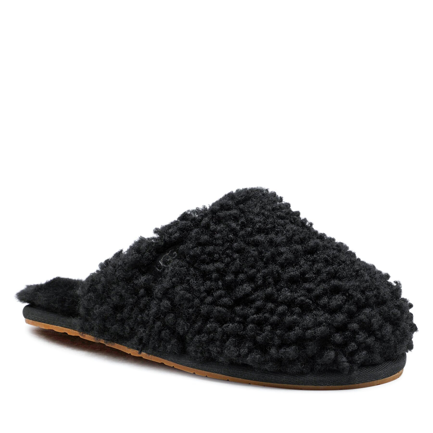 Ugg Bačkory W Maxi Curly Slide 1133151 Černá - Pepit.cz