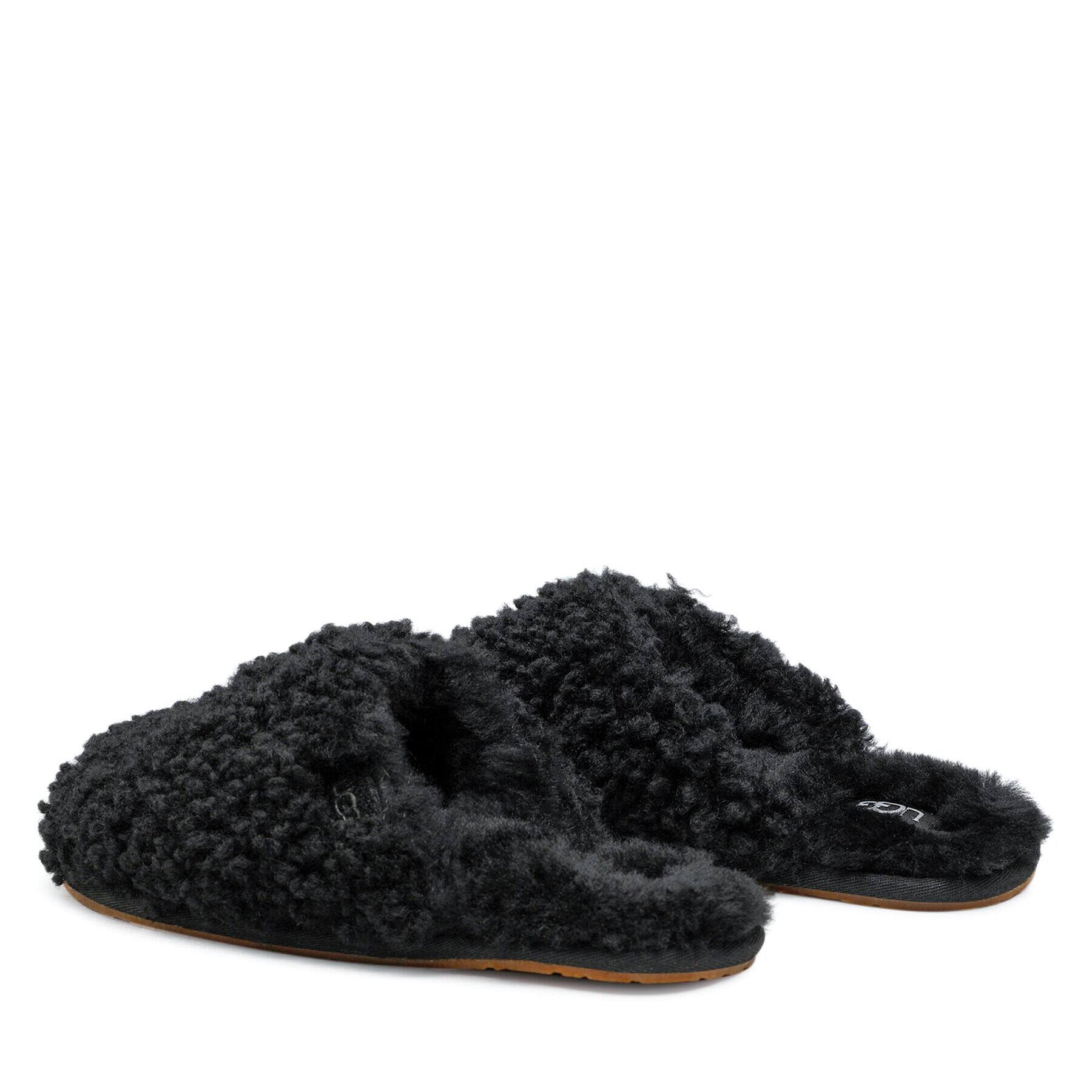 Ugg Bačkory W Maxi Curly Slide 1133151 Černá - Pepit.cz