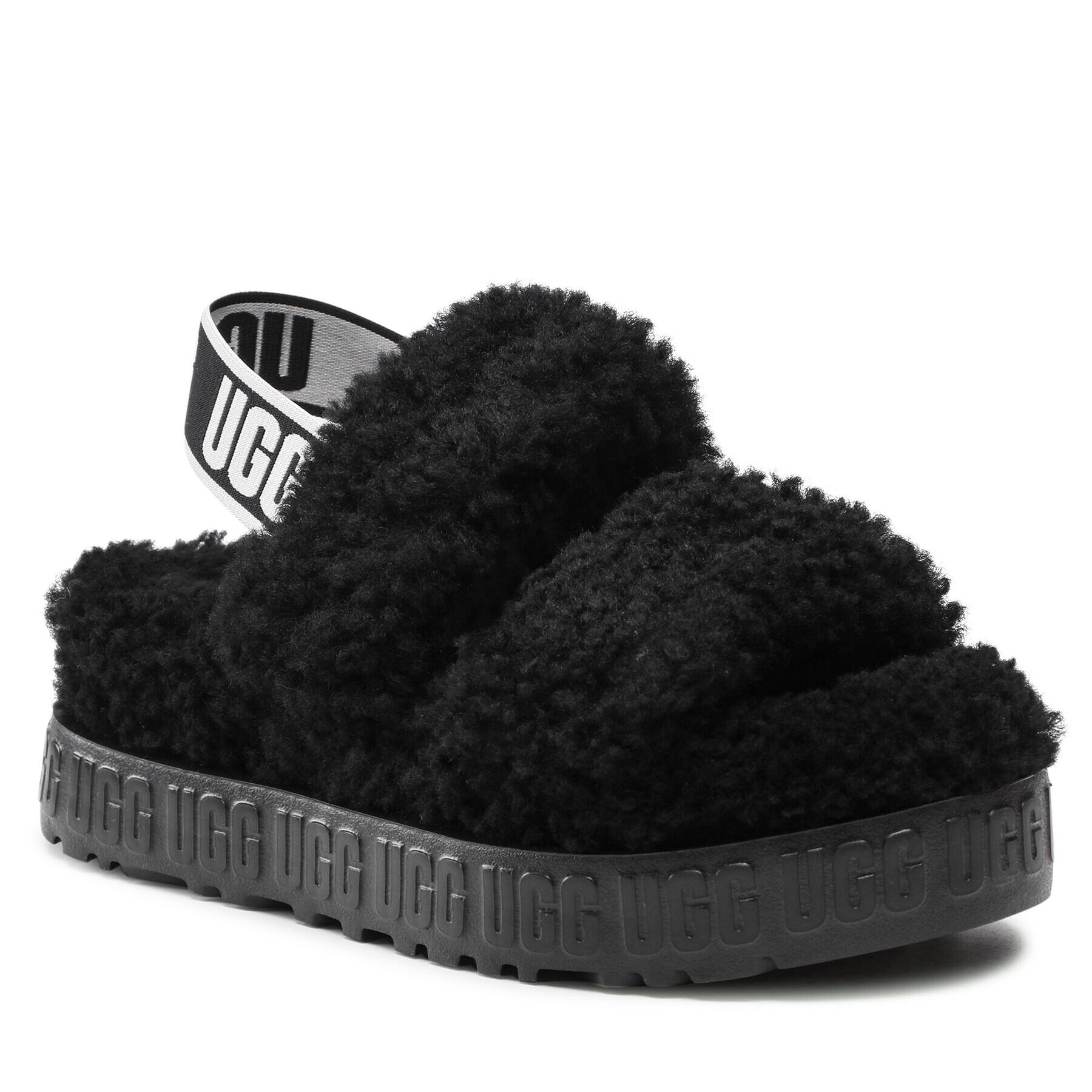 Ugg Bačkory W Oh Fluffita 1120876 Černá - Pepit.cz