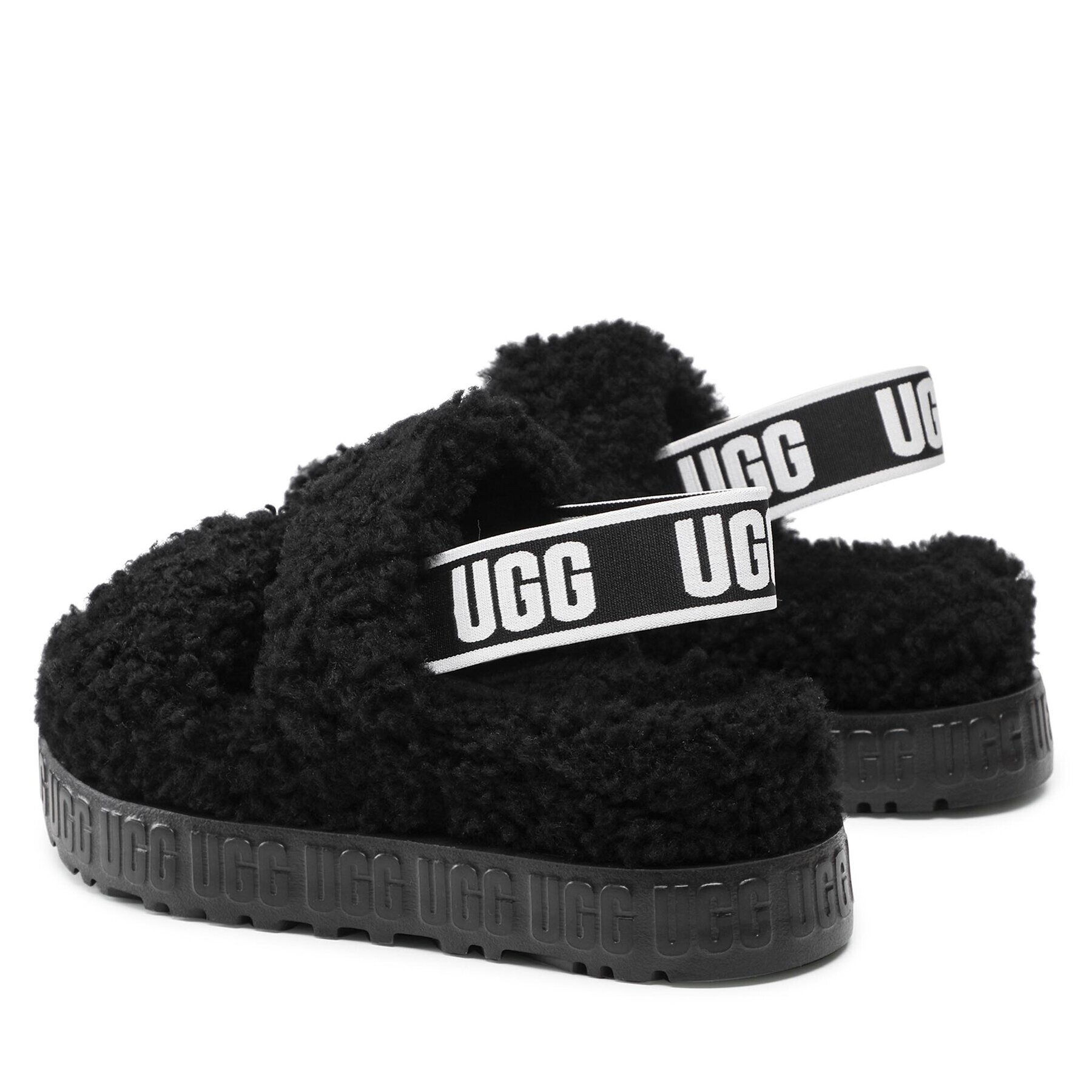 Ugg Bačkory W Oh Fluffita 1120876 Černá - Pepit.cz