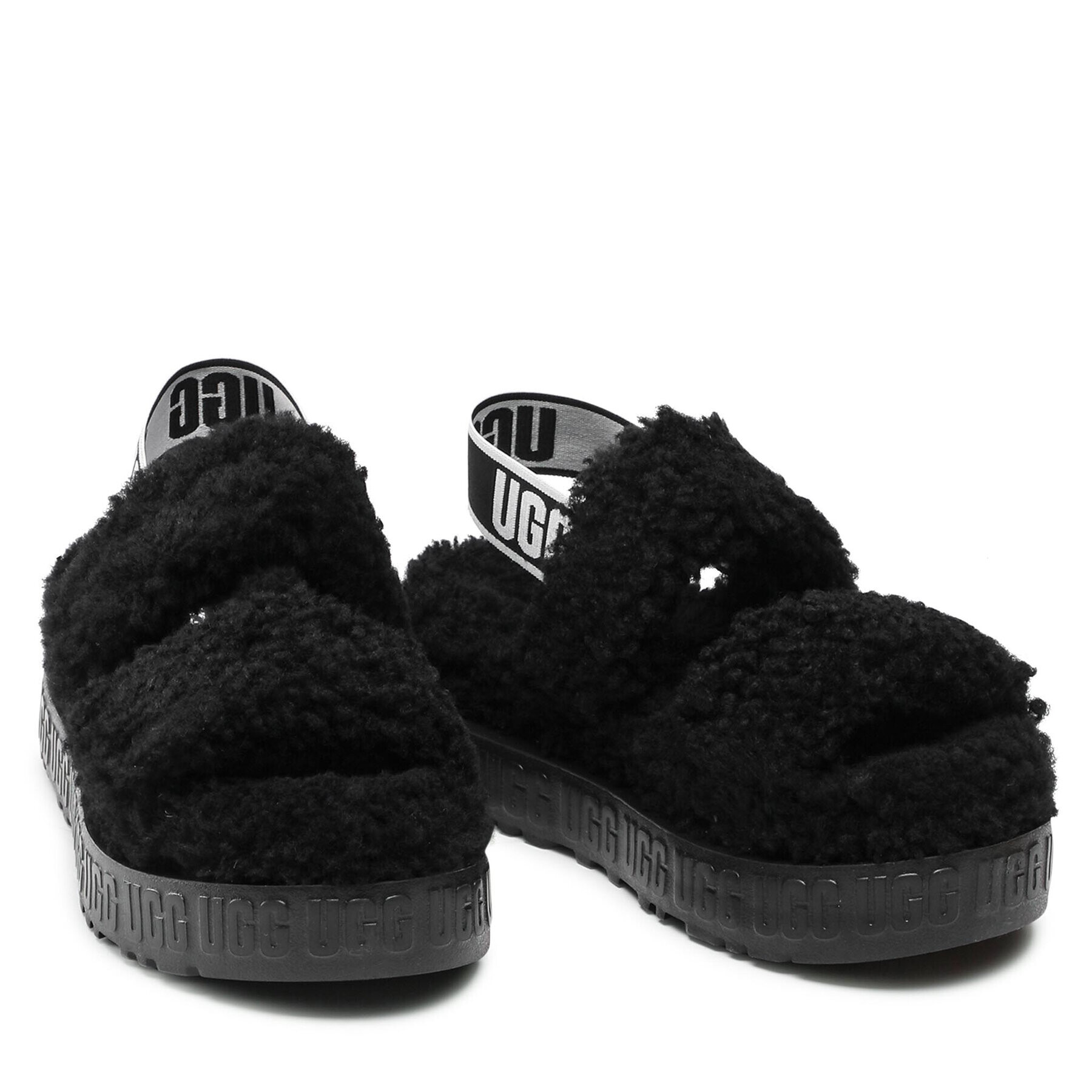 Ugg Bačkory W Oh Fluffita 1120876 Černá - Pepit.cz