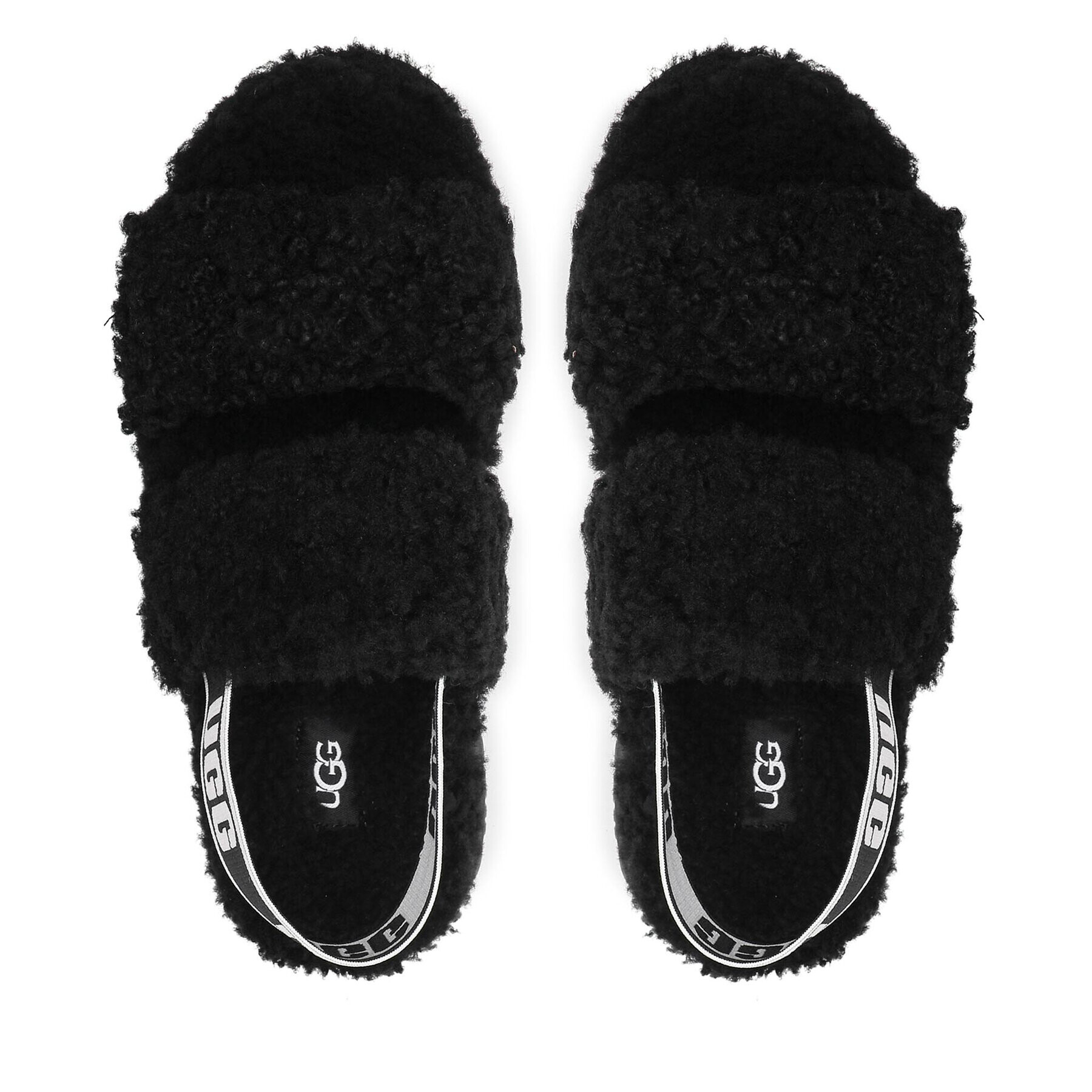 Ugg Bačkory W Oh Fluffita 1120876 Černá - Pepit.cz