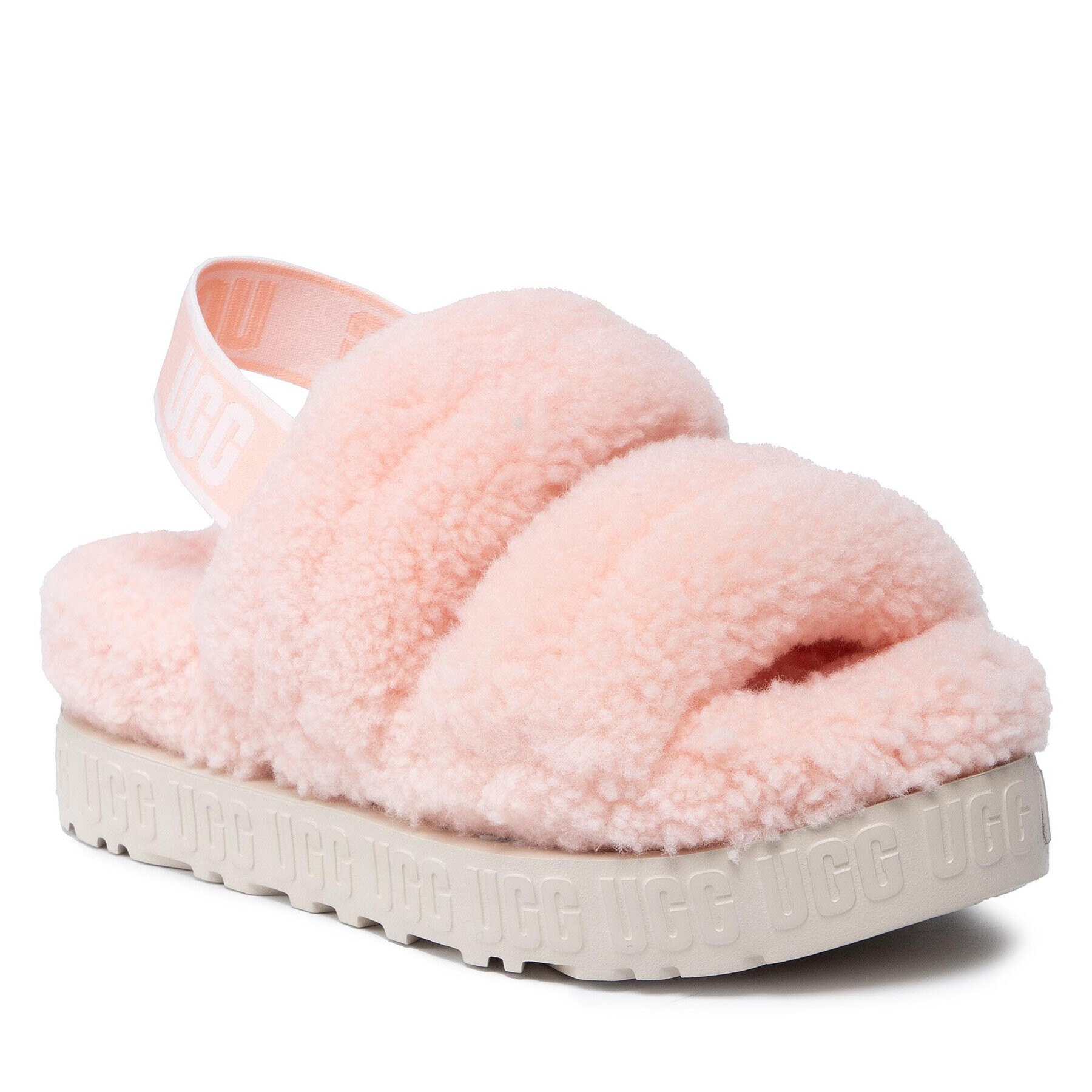 Ugg Bačkory W Oh Fluffita 1120876 Růžová - Pepit.cz