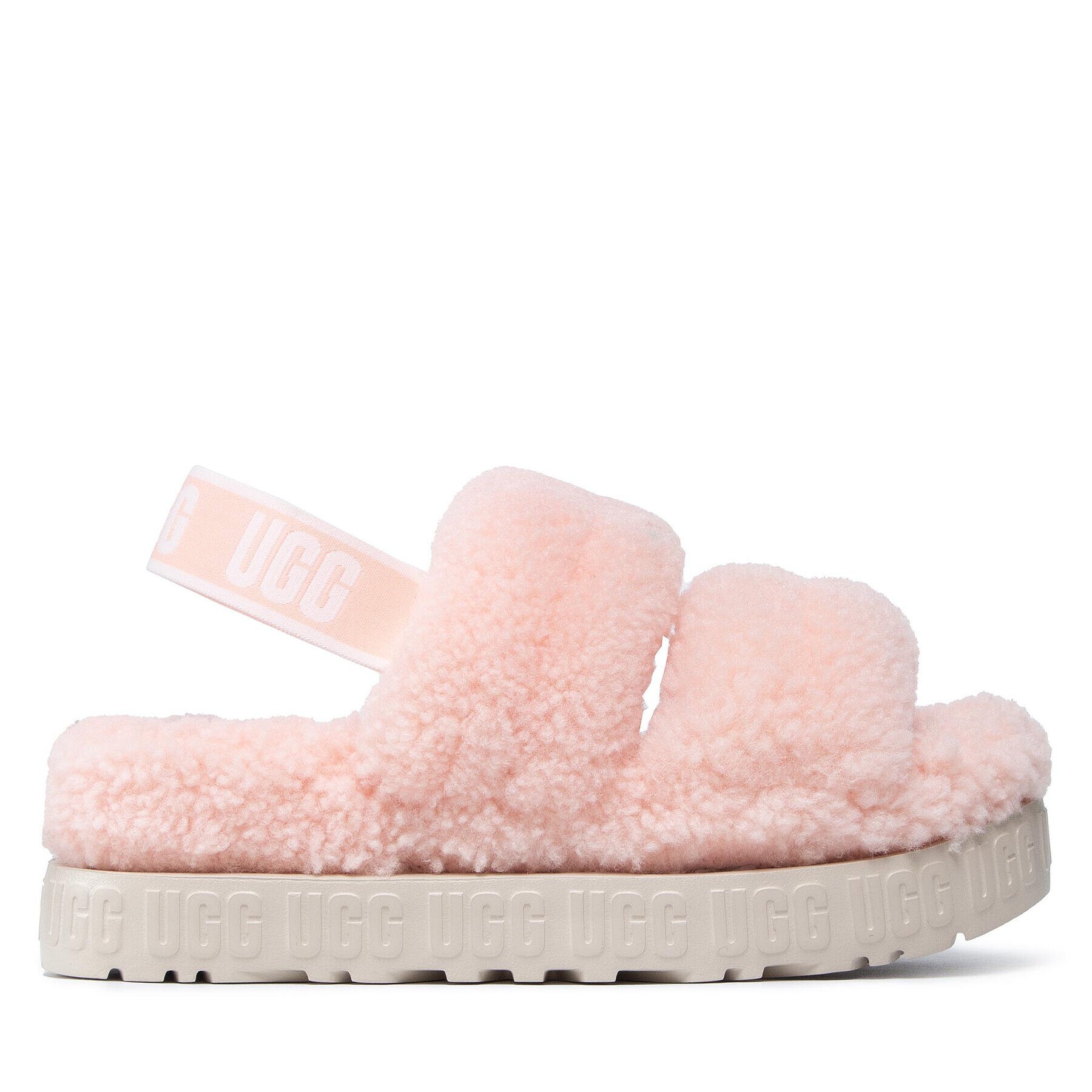 Ugg Bačkory W Oh Fluffita 1120876 Růžová - Pepit.cz