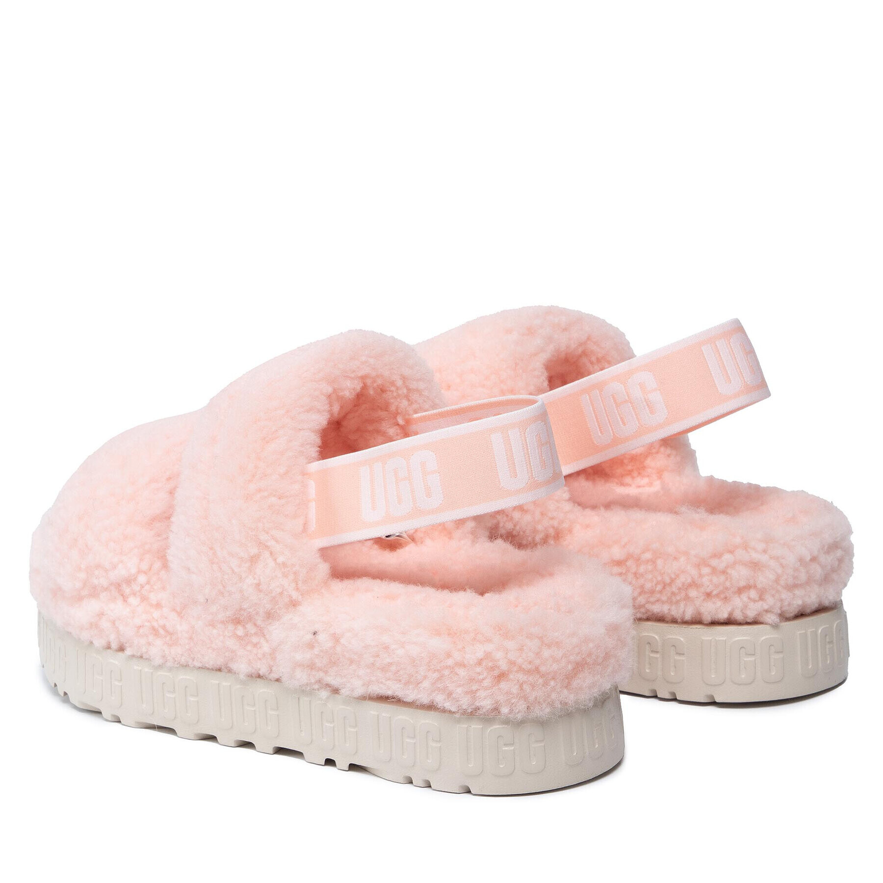 Ugg Bačkory W Oh Fluffita 1120876 Růžová - Pepit.cz