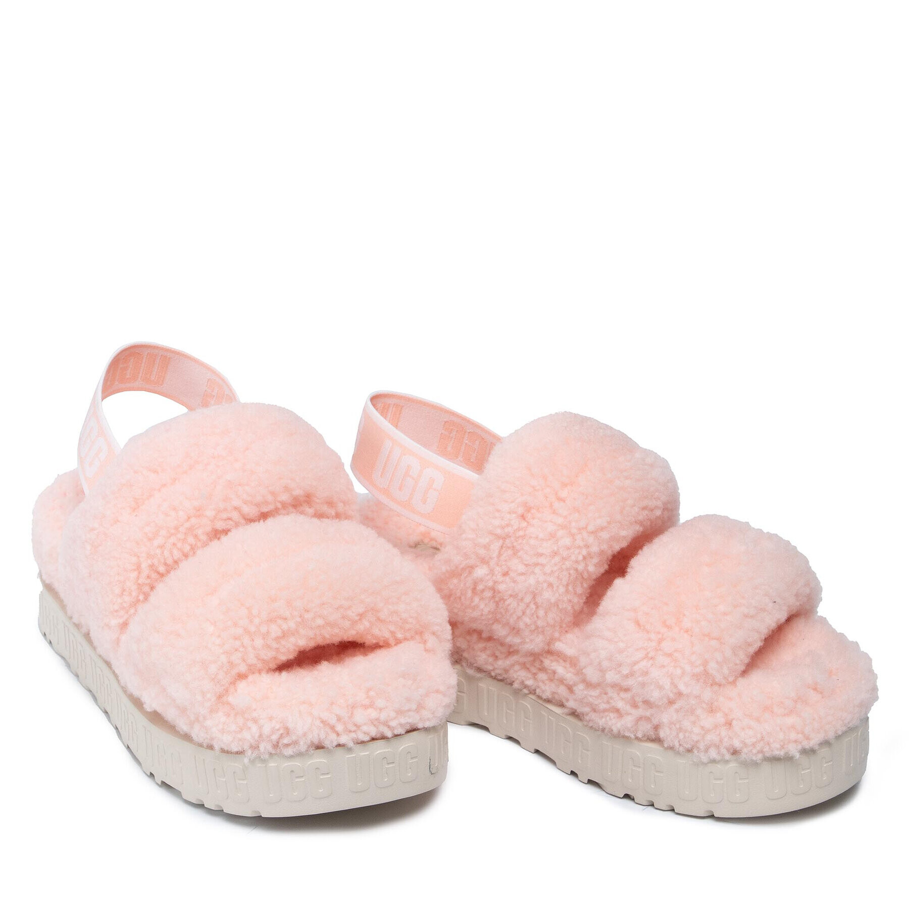 Ugg Bačkory W Oh Fluffita 1120876 Růžová - Pepit.cz