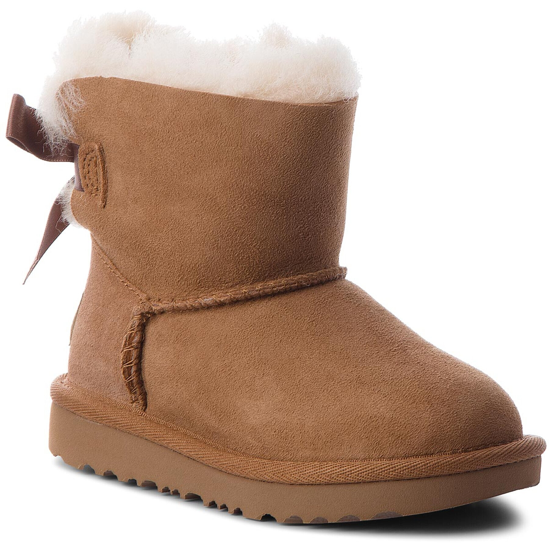 Ugg Boty T Mini Bailey Bow II 1017397T Hnědá - Pepit.cz