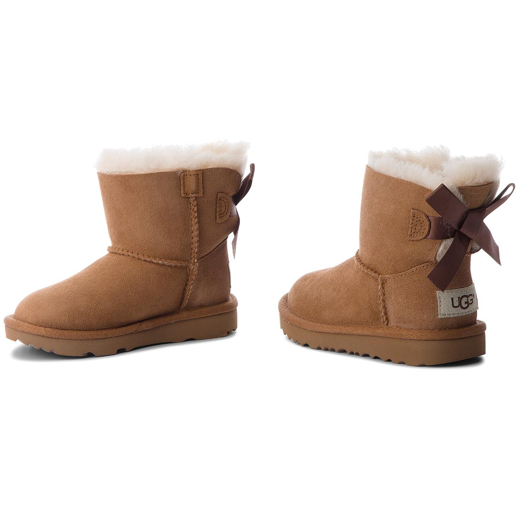 Ugg Boty T Mini Bailey Bow II 1017397T Hnědá - Pepit.cz