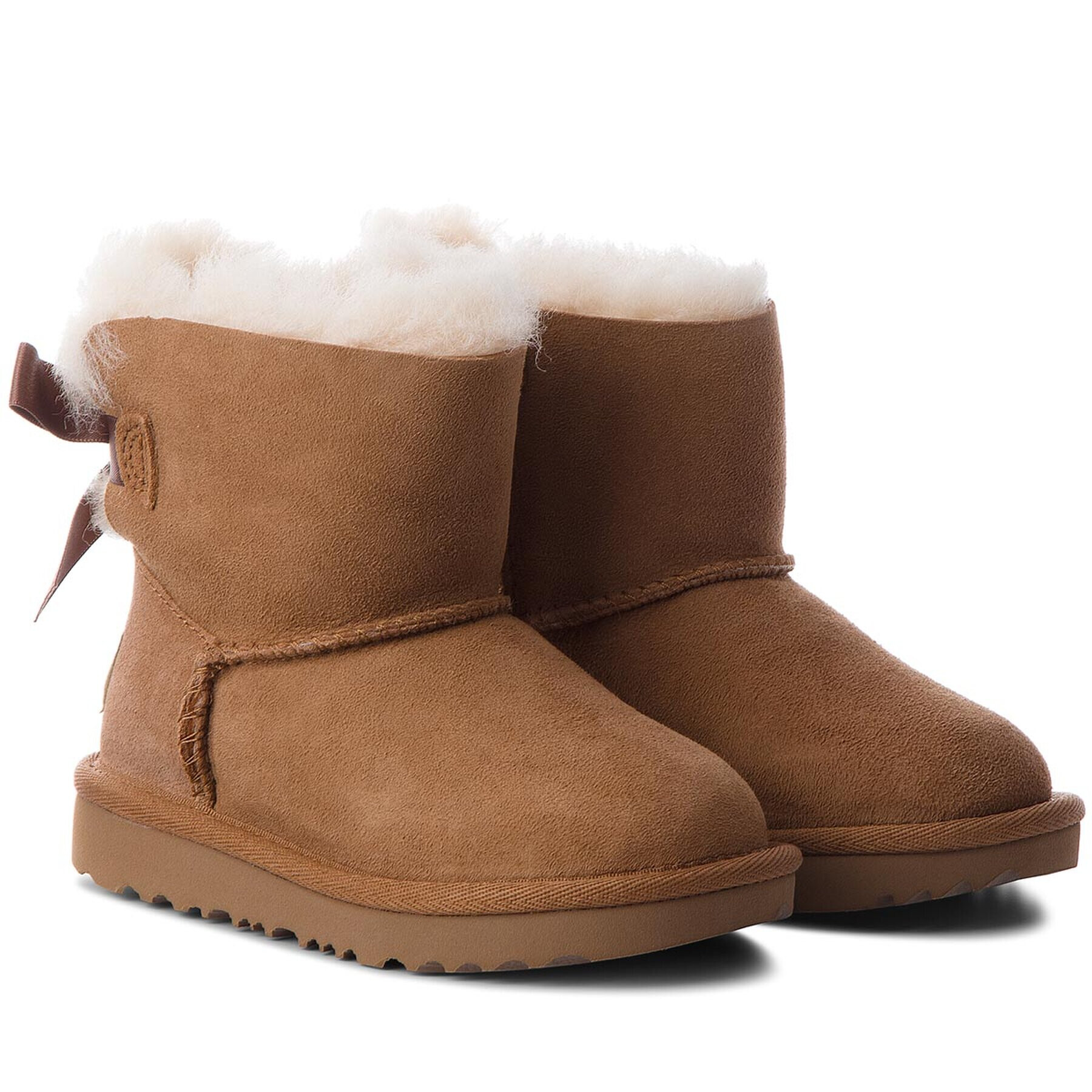 Ugg Boty T Mini Bailey Bow II 1017397T Hnědá - Pepit.cz