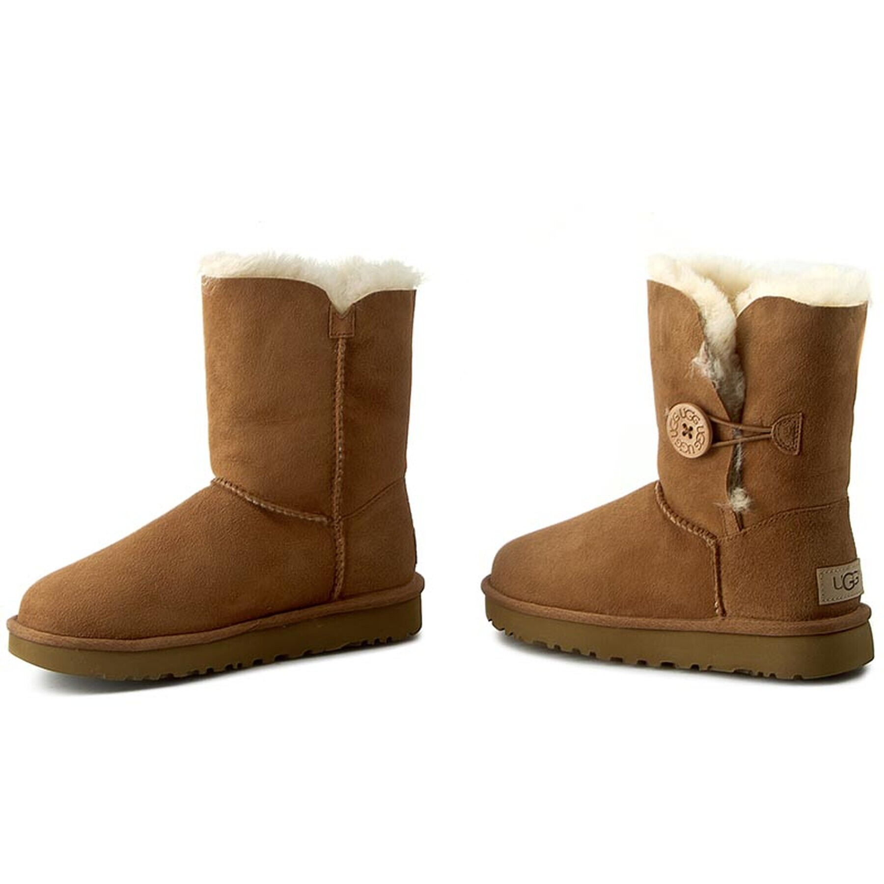 Ugg Boty W Bailey Button II 1016226 Hnědá - Pepit.cz