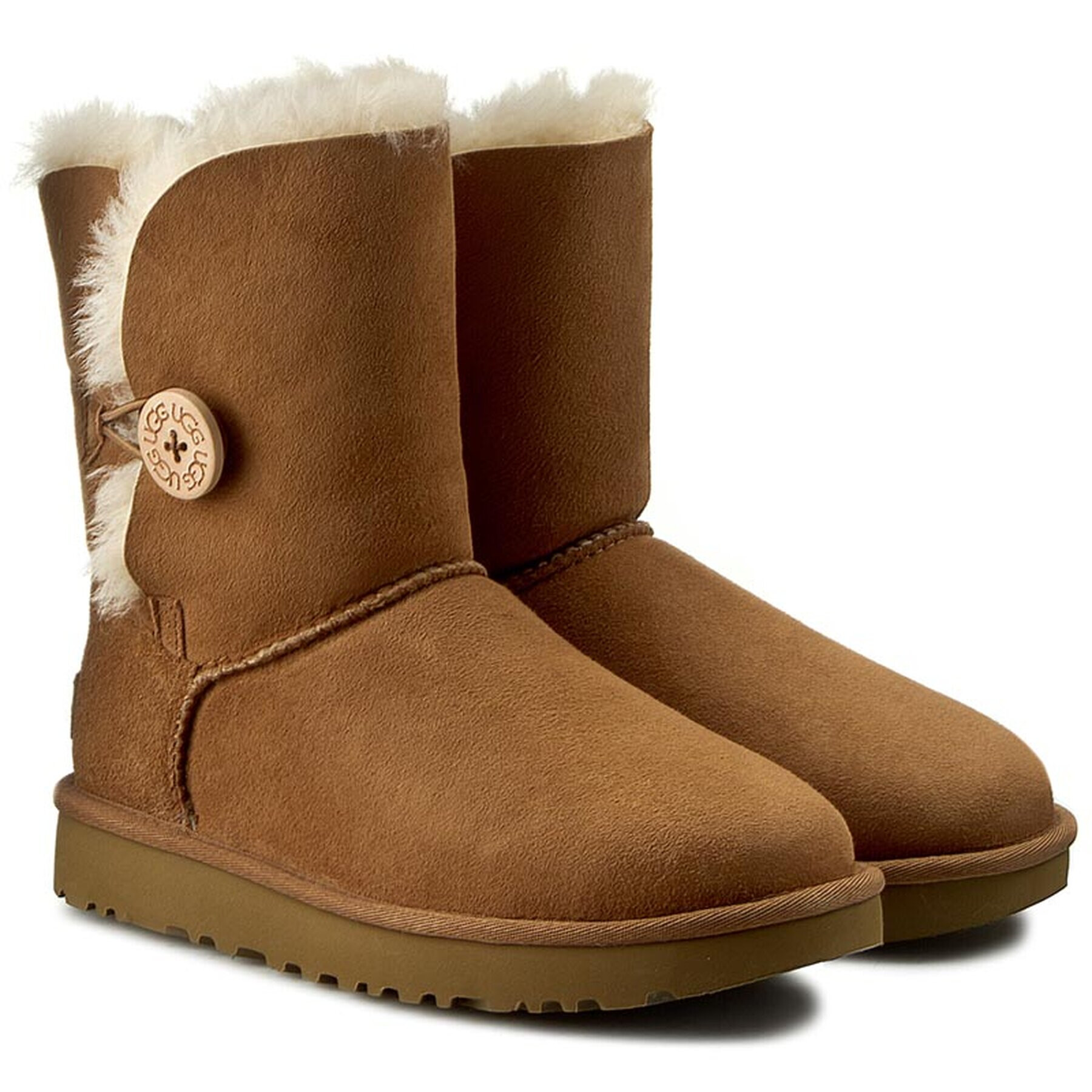 Ugg Boty W Bailey Button II 1016226 Hnědá - Pepit.cz