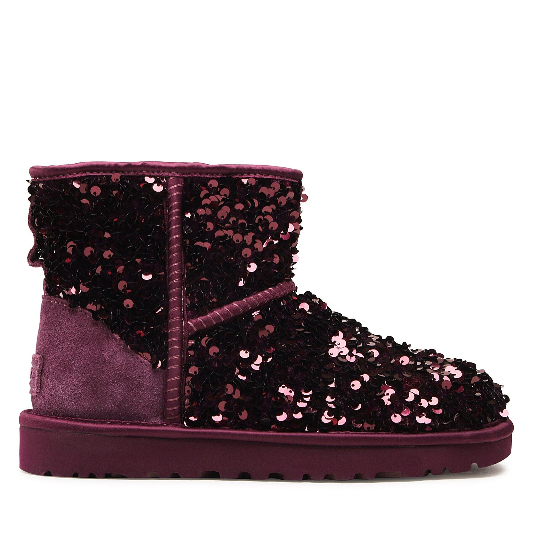 Ugg Boty W Classic Mini Chunky Sequin 1130602 Fialová - Pepit.cz