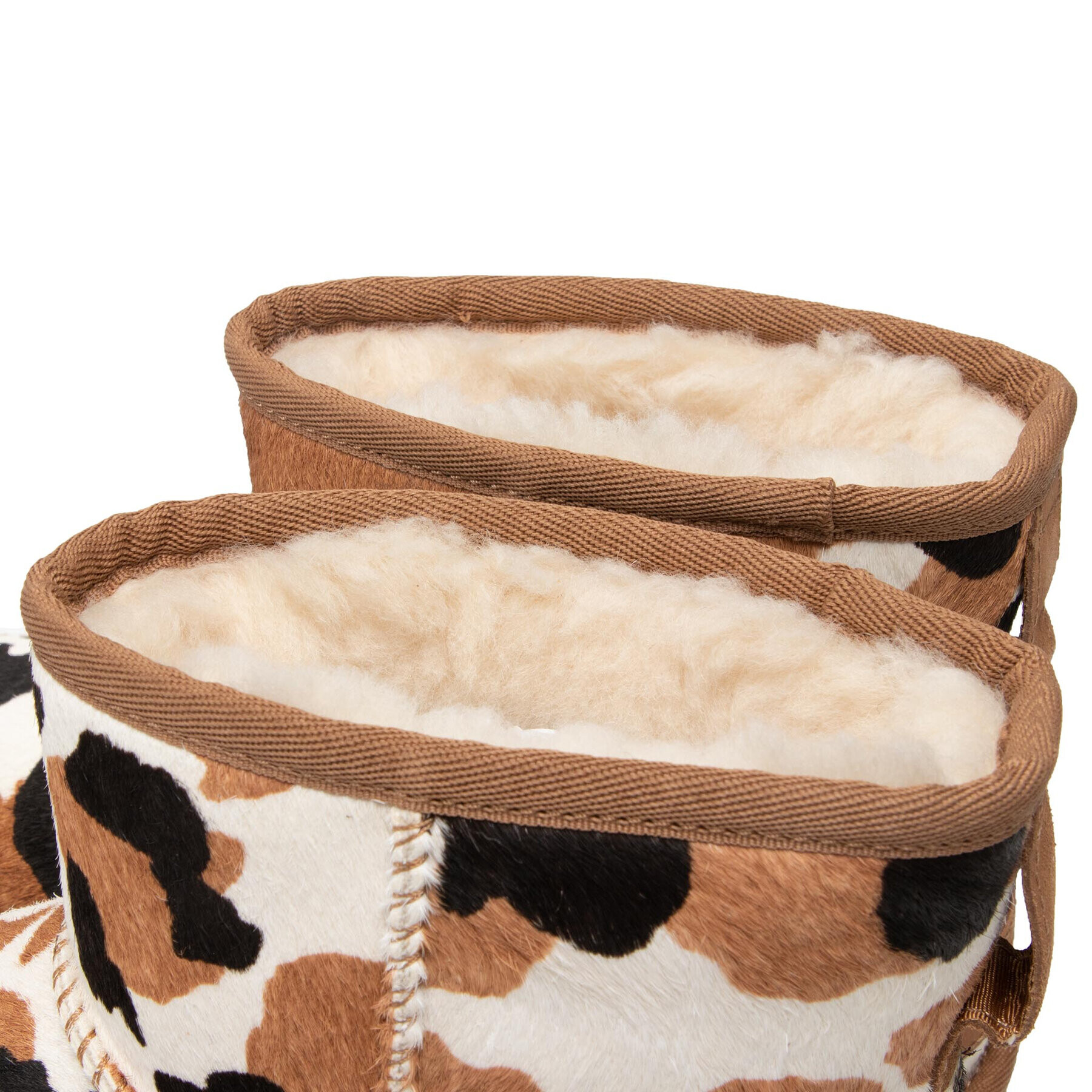 Ugg Boty W Classic Mini Cow Print 1123353 Hnědá - Pepit.cz