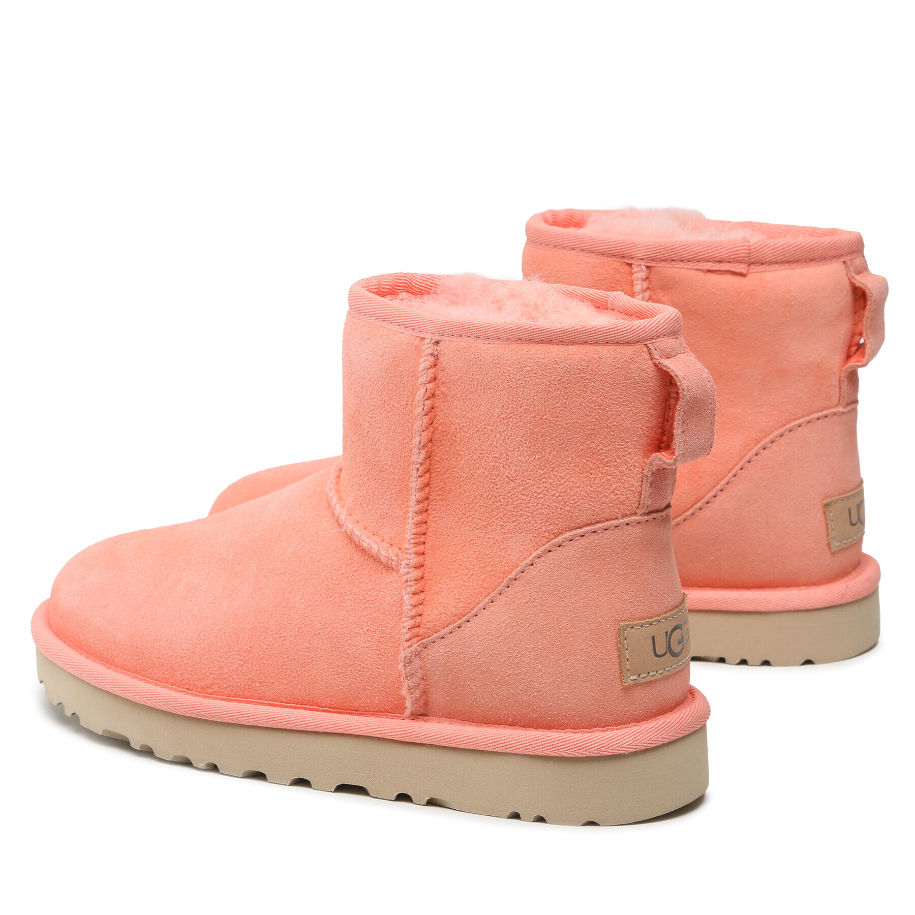 Ugg Boty W Classic Mini II 1016222 Korálová - Pepit.cz