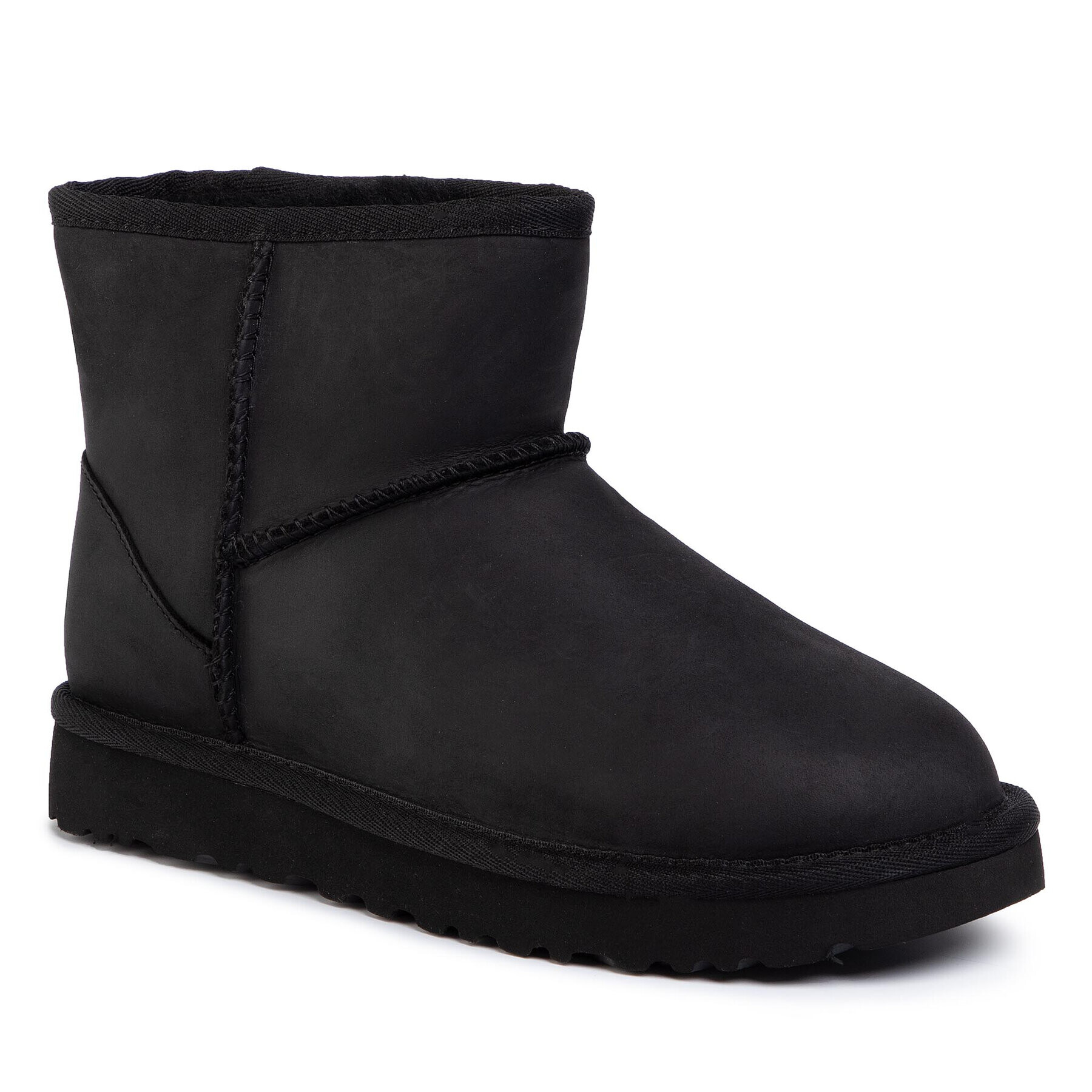 Ugg Boty W Classic Mini Leather 1016558 Černá - Pepit.cz