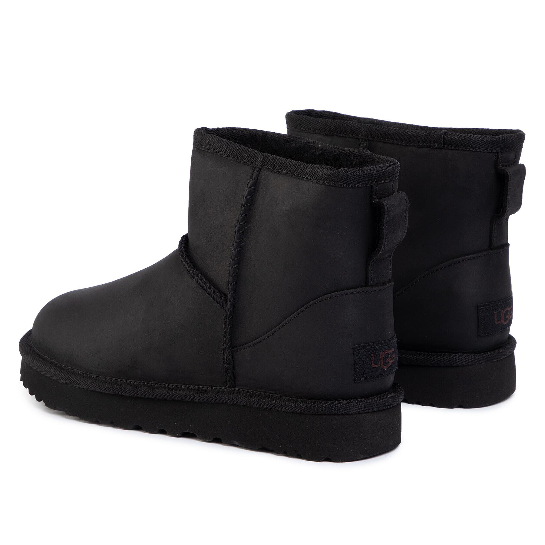 Ugg Boty W Classic Mini Leather 1016558 Černá - Pepit.cz