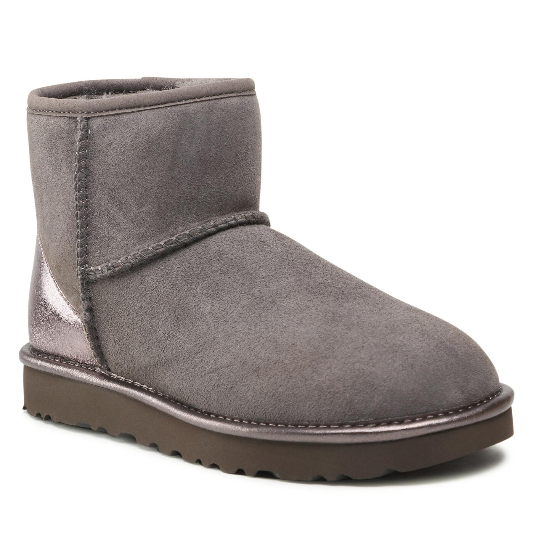 Ugg Boty W Classic Mini Shine 1120872 Šedá - Pepit.cz