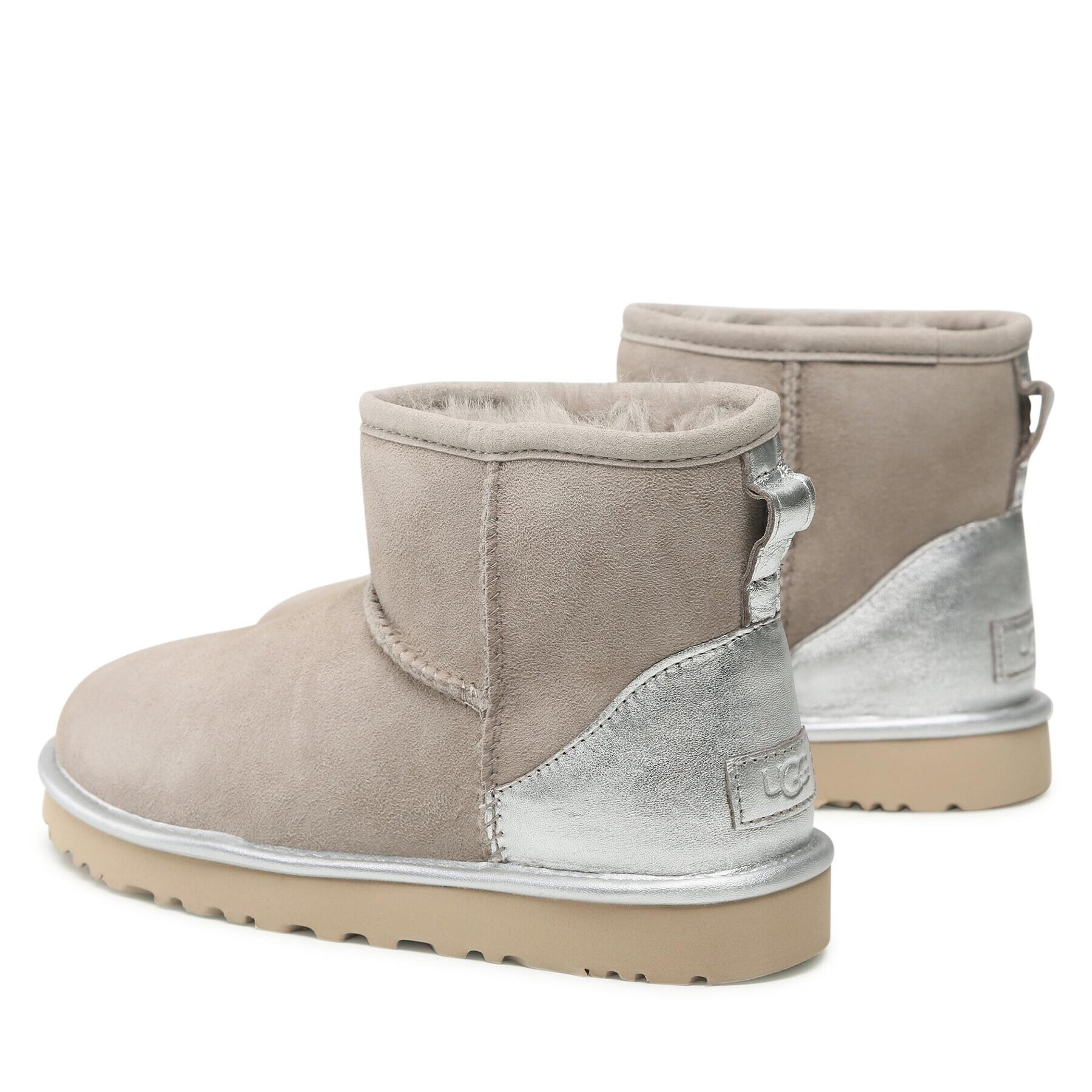 Ugg Boty W Classic Mini Shine 1120872 Šedá - Pepit.cz