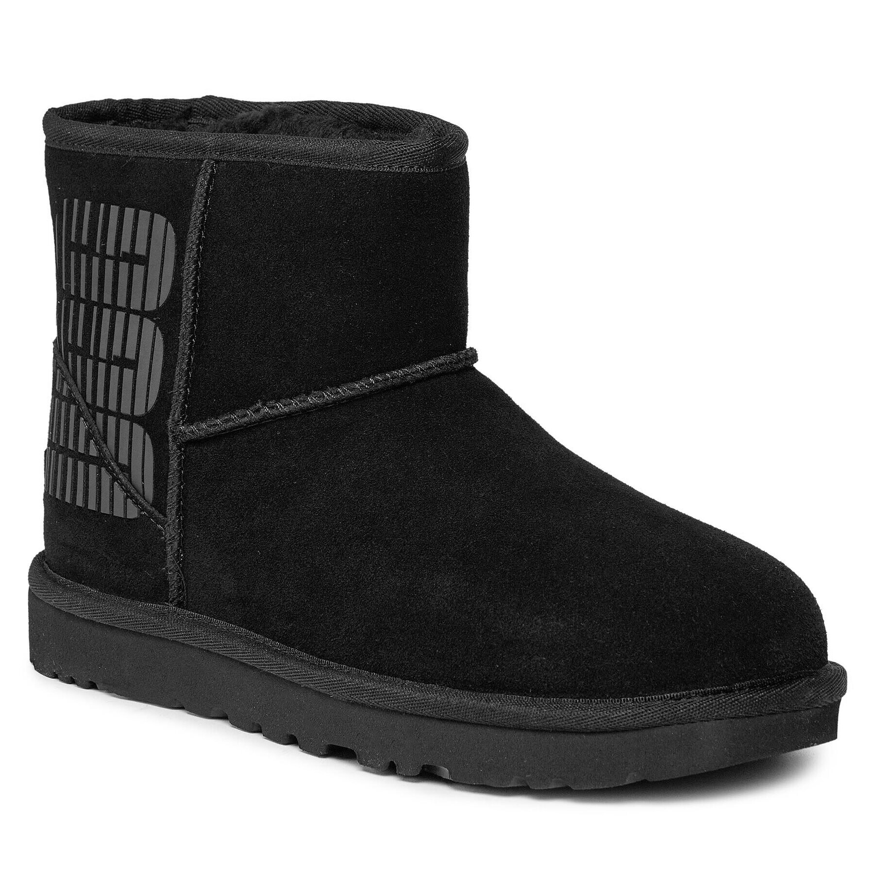 Ugg Boty W Classic Mini Side Logo 1144057 Černá - Pepit.cz