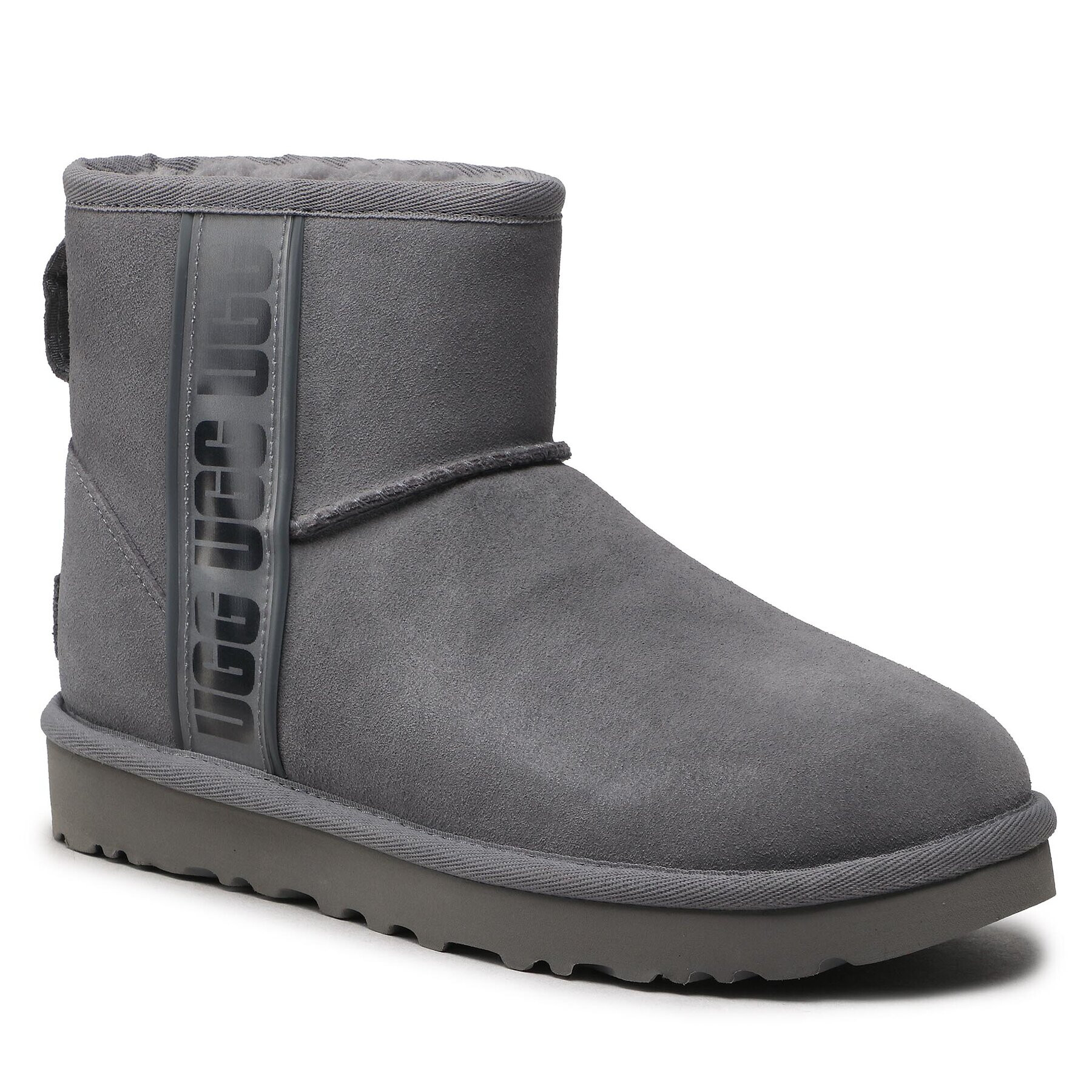 Ugg Boty W Classic Mini Side Logo II 1134962 Šedá - Pepit.cz