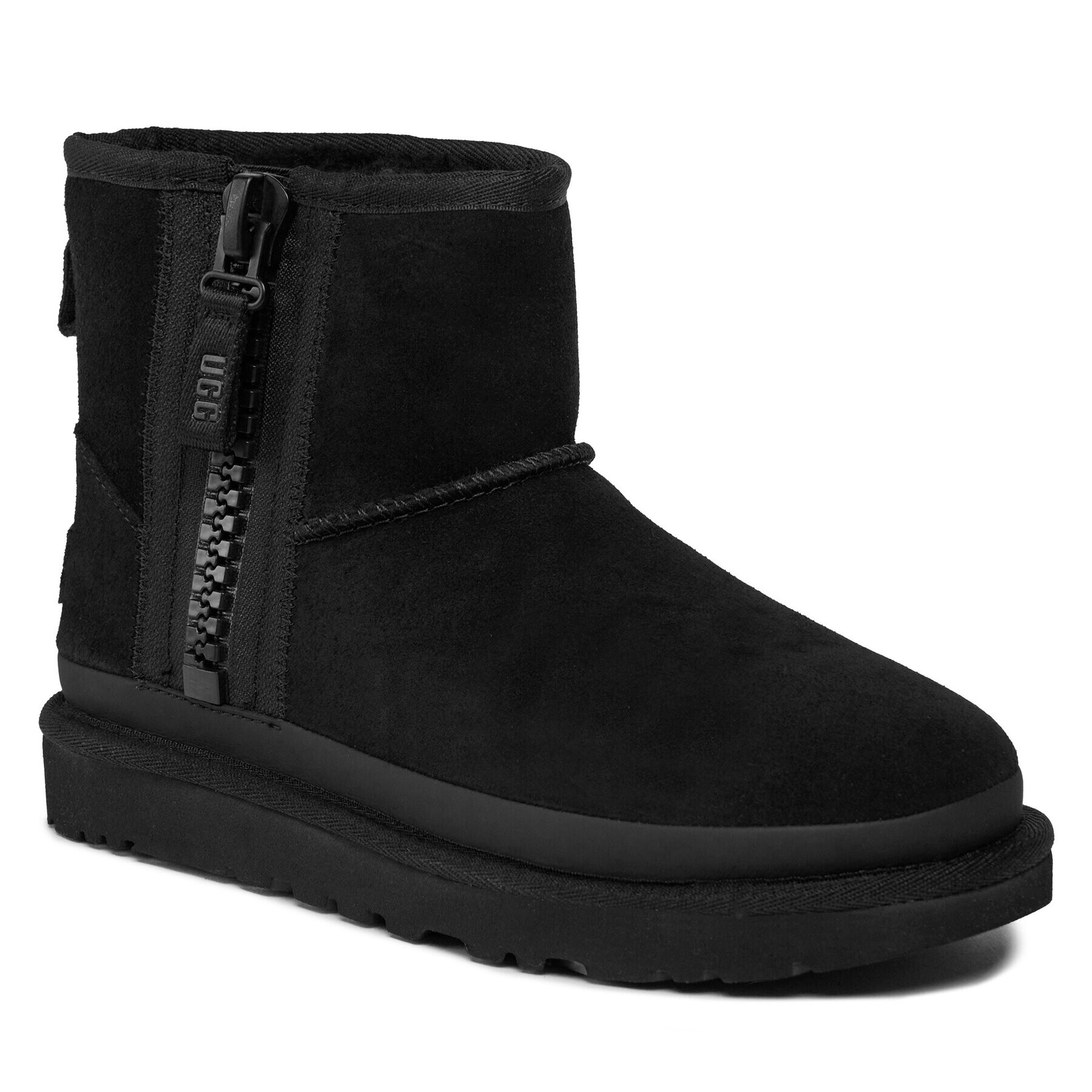 Ugg Boty W Classic Mini Zipper Tape Logo 1144034 Černá - Pepit.cz