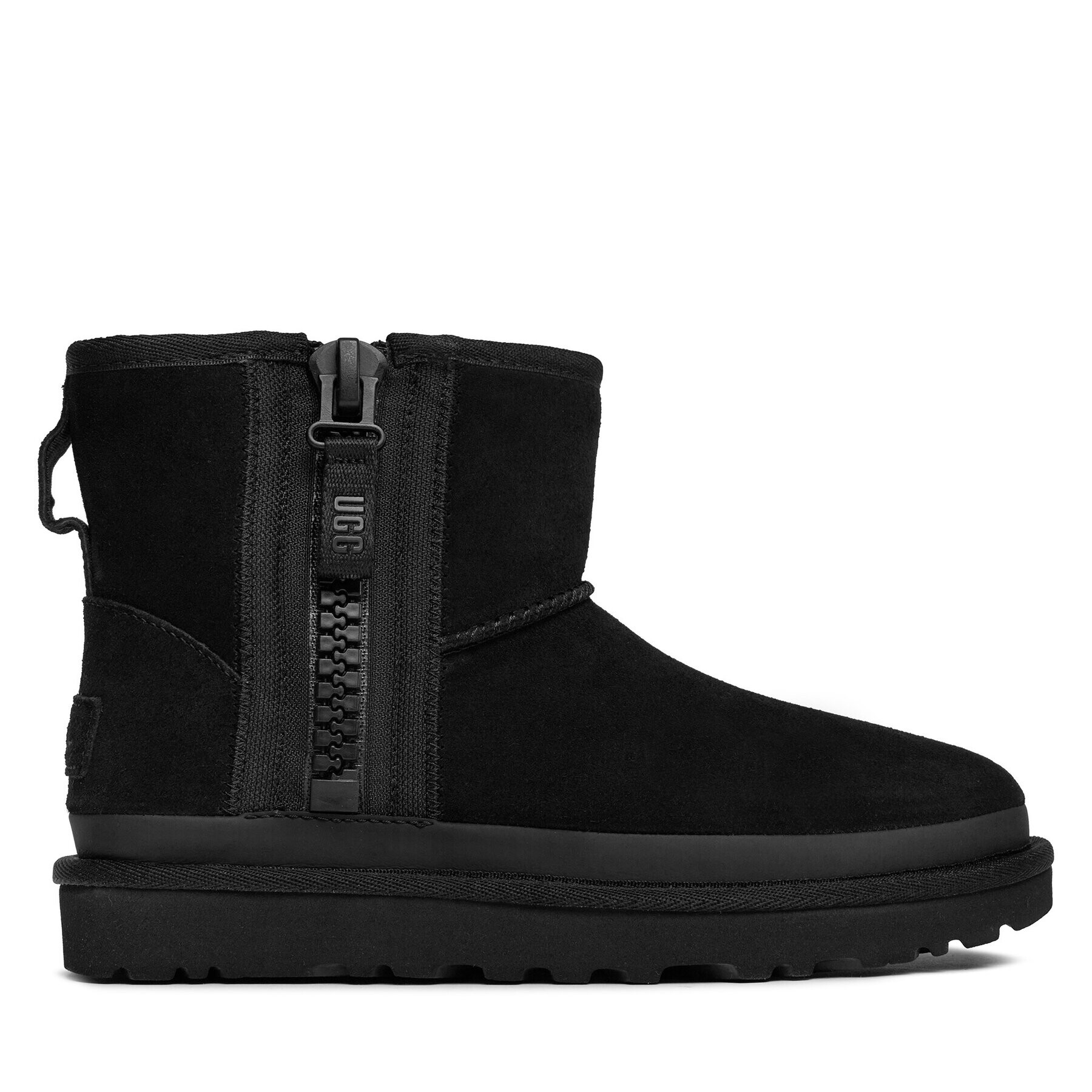 Ugg Boty W Classic Mini Zipper Tape Logo 1144034 Černá - Pepit.cz