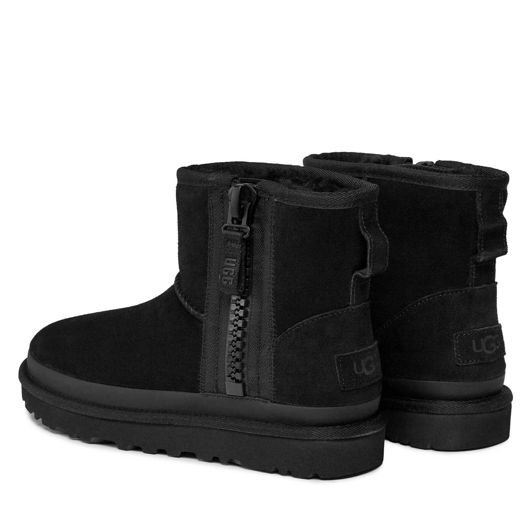 Ugg Boty W Classic Mini Zipper Tape Logo 1144034 Černá - Pepit.cz