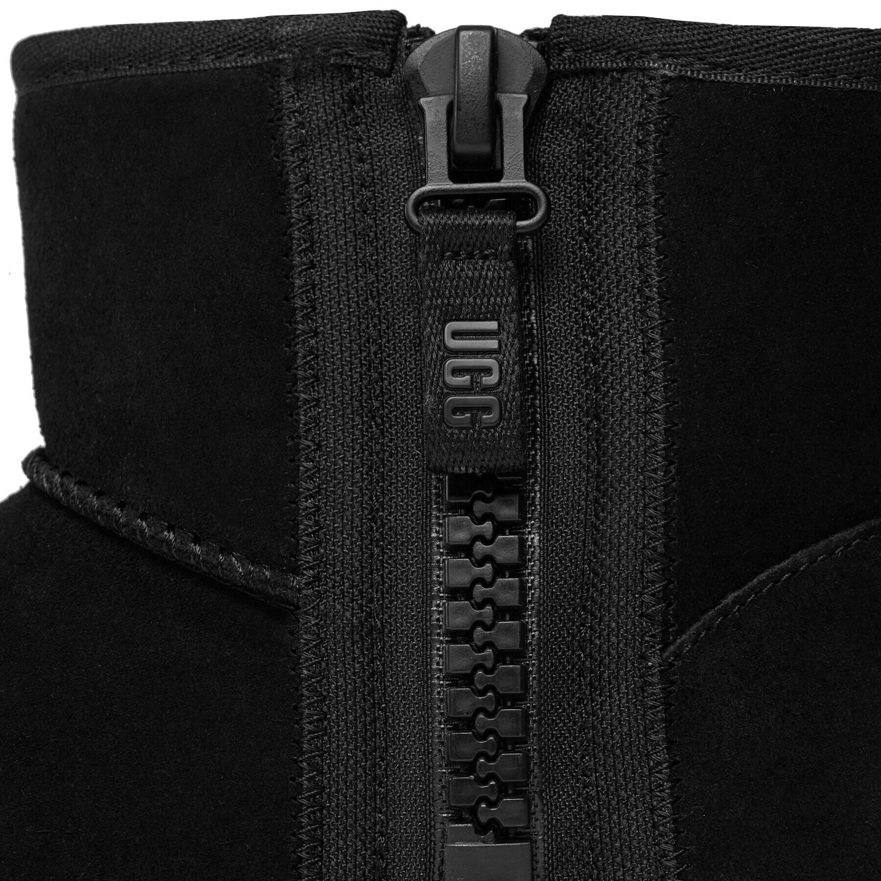 Ugg Boty W Classic Mini Zipper Tape Logo 1144034 Černá - Pepit.cz